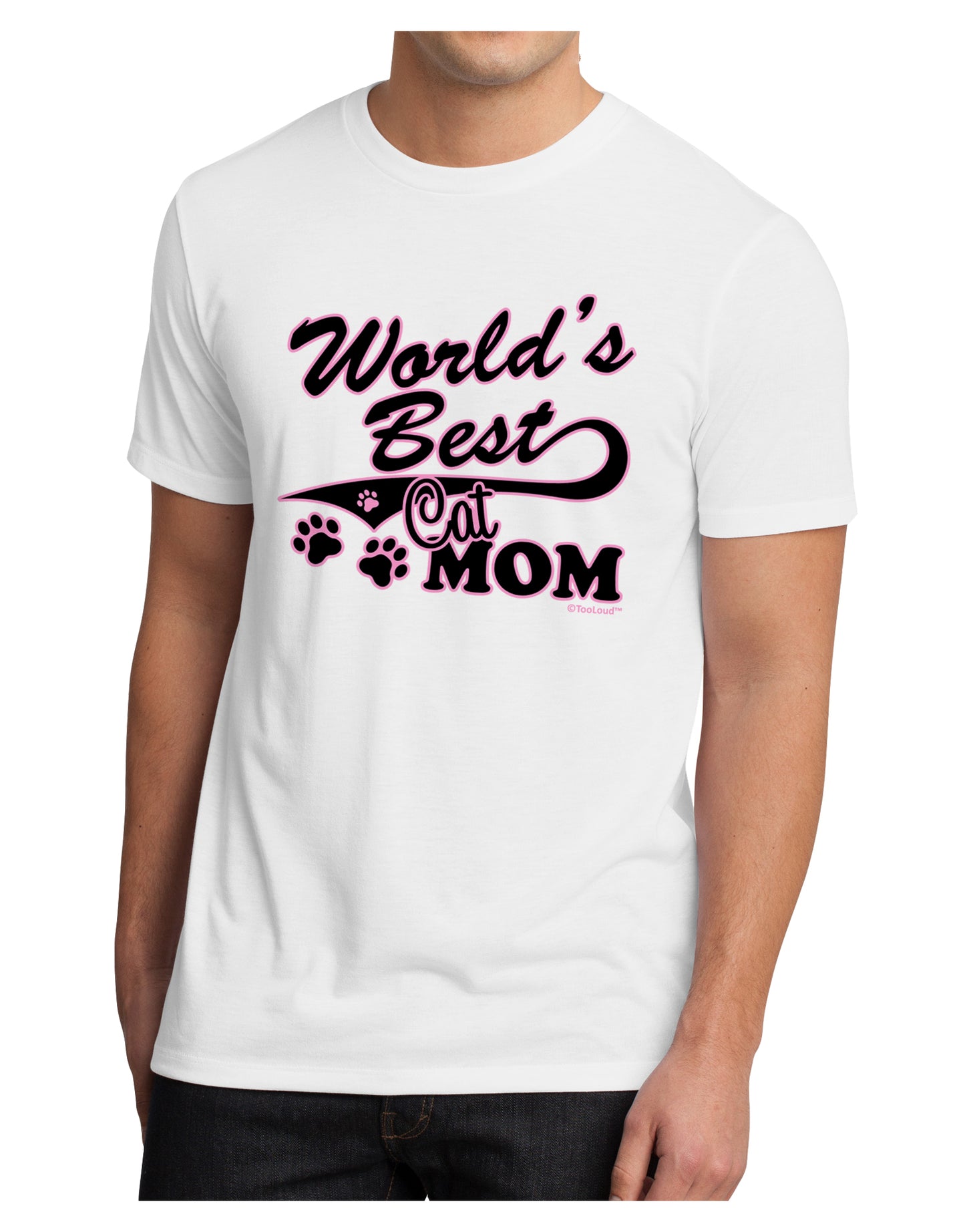 World's Best Cat Mom Men's Sublimate Tee by TooLoud-TooLoud-White-Small-Davson Sales