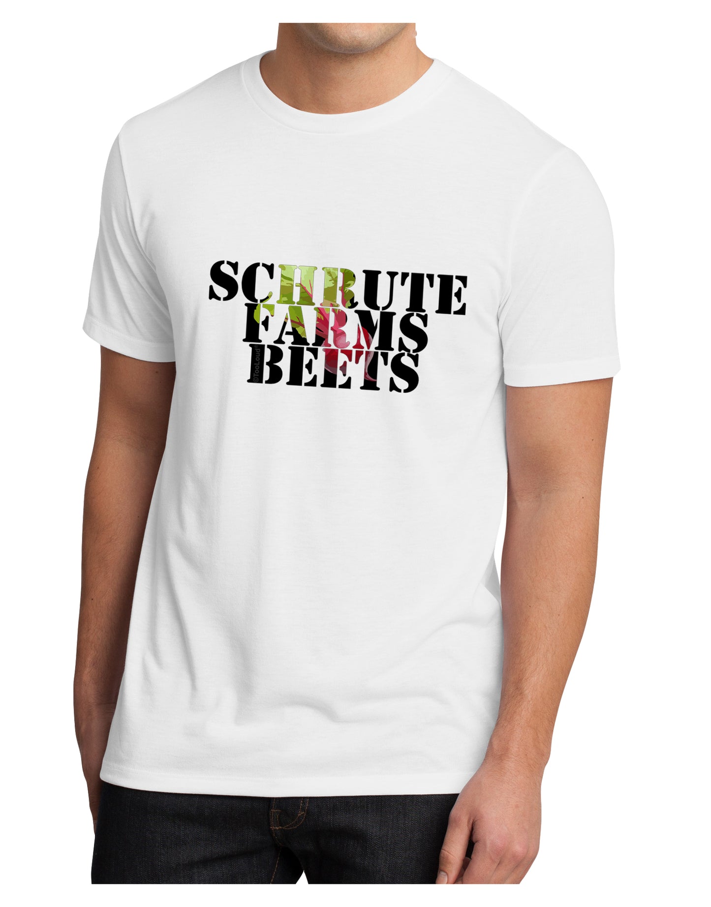 Schrute Farms Beets Men's Sublimate Tee by TooLoud-Clothing-TooLoud-White-Small-Davson Sales