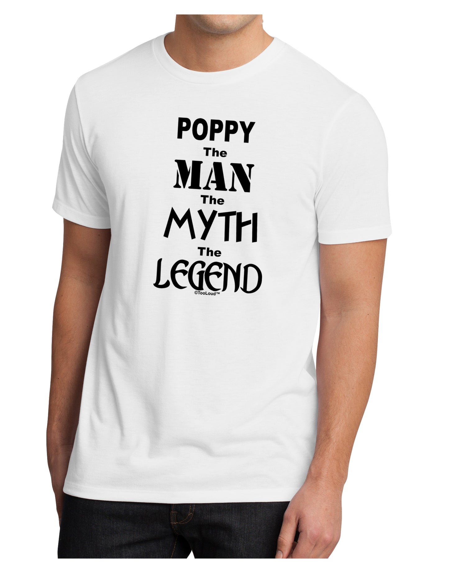 Poppy The Man The Myth The Legend Men's Sublimate Tee by TooLoud-Clothing-TooLoud-White-Small-Davson Sales