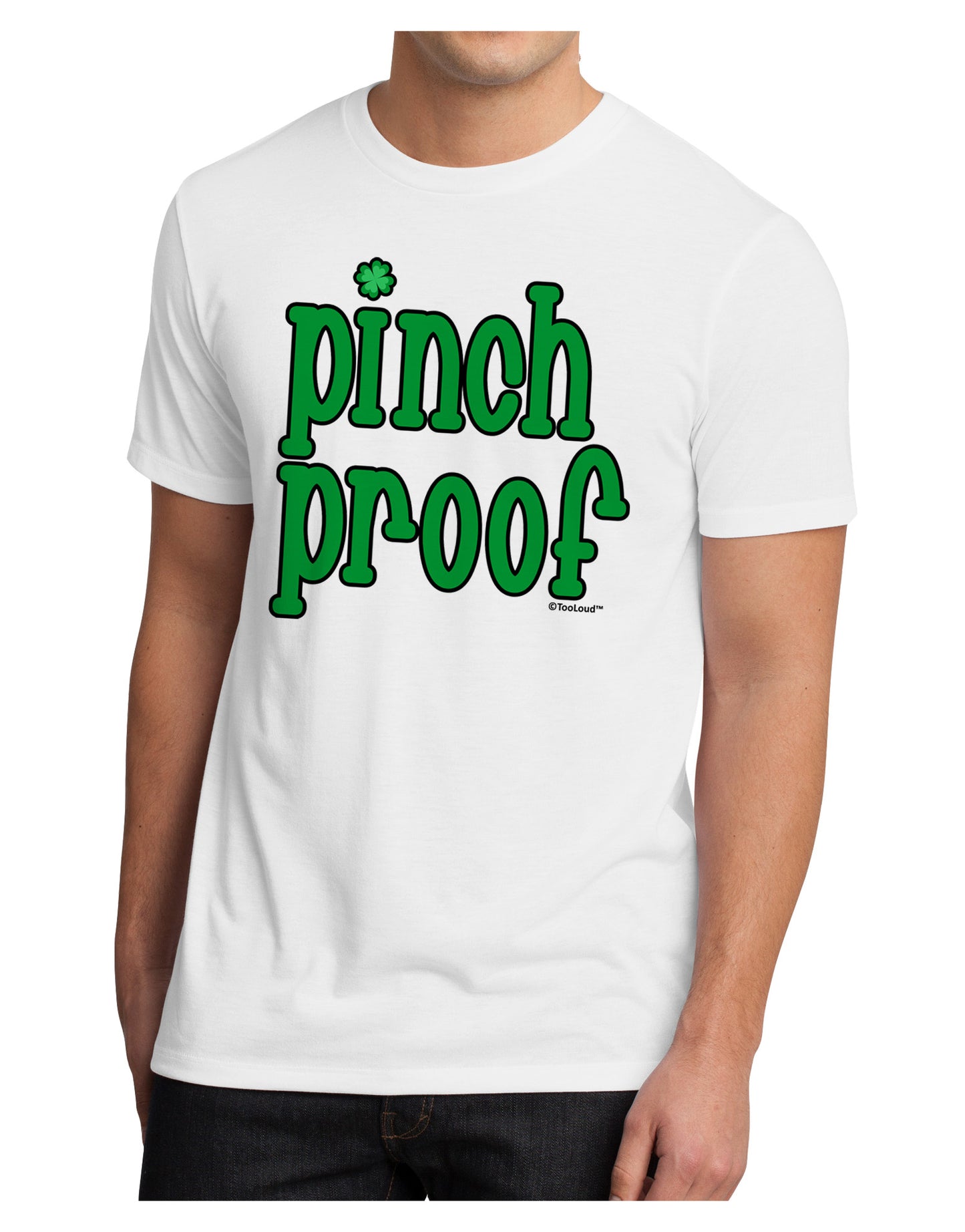 Pinch Proof - St. Patrick's Day Men's Sublimate Tee by TooLoud-TooLoud-White-Small-Davson Sales