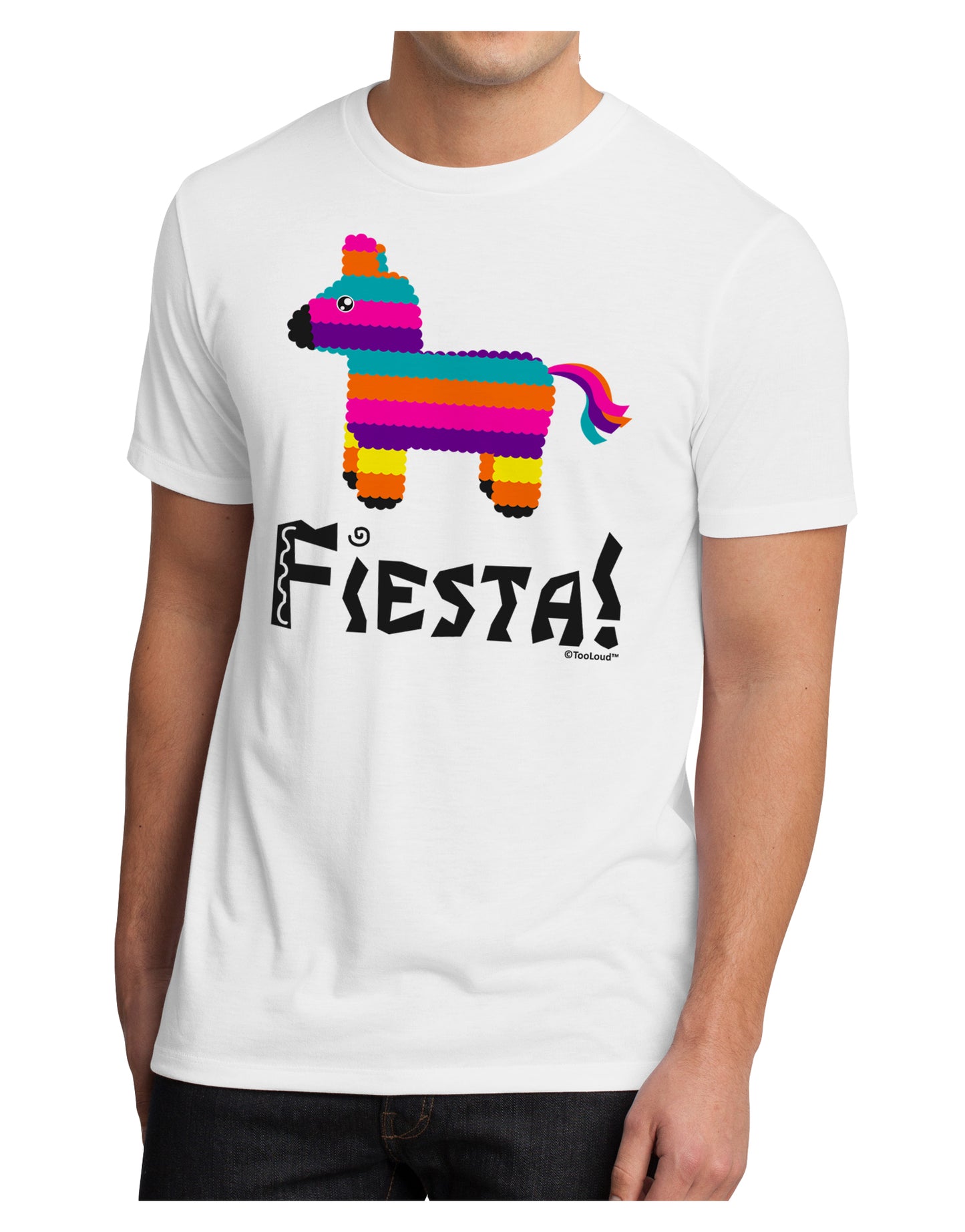 Colorful Pinata Design - Fiesta Men's Sublimate Tee by TooLoud-TooLoud-White-Small-Davson Sales
