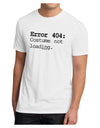 Error 404 Costume Distressed Men's Sublimate Tee-TooLoud-White-Small-Davson Sales