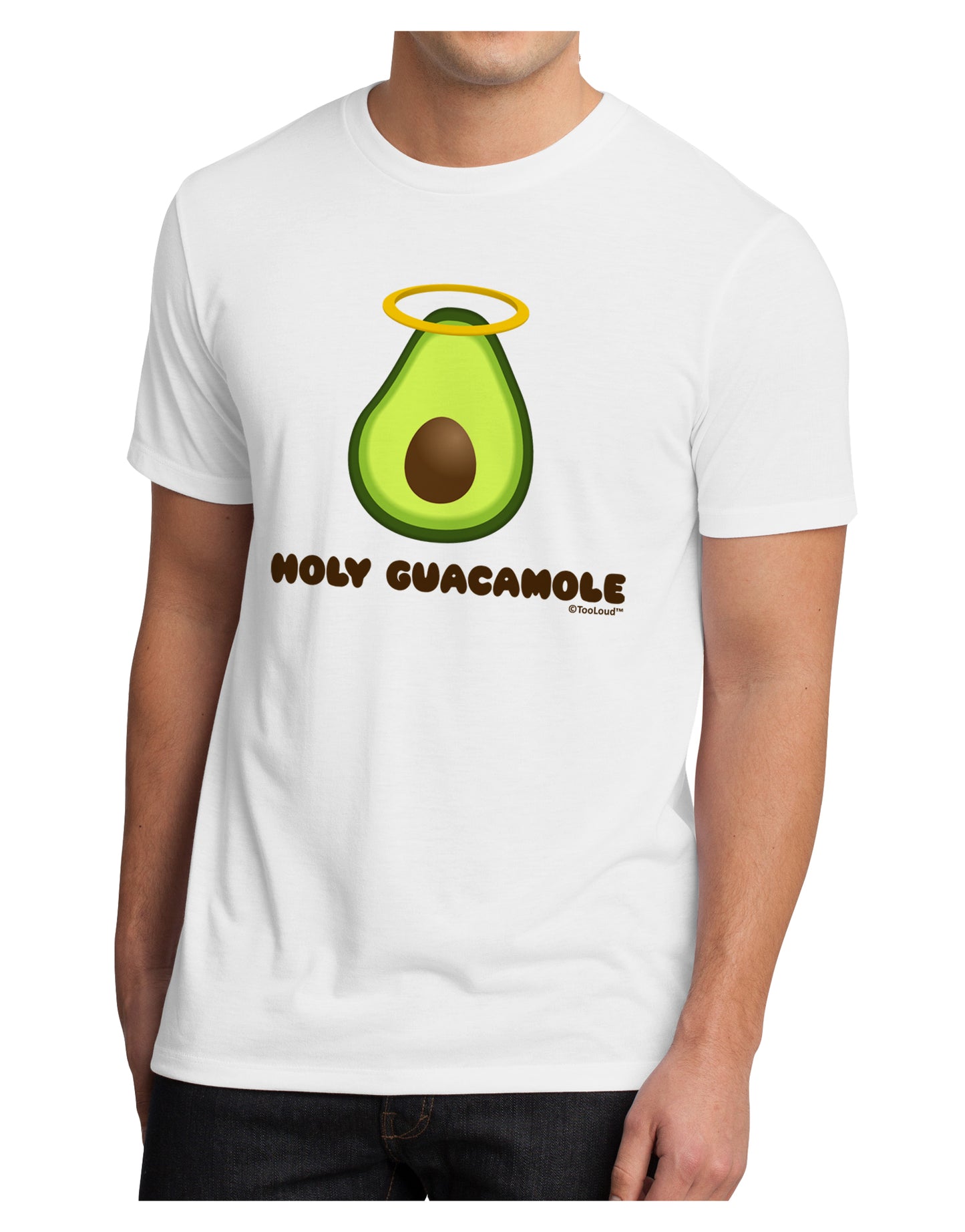 Holy Guacamole Design Men's Sublimate Tee by TooLoud-TooLoud-White-Small-Davson Sales