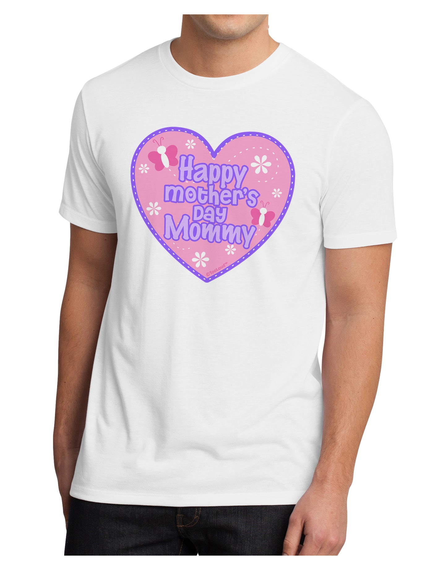 Happy Mother's Day Mommy - Pink Men's Sublimate Tee by TooLoud-TooLoud-White-Small-Davson Sales