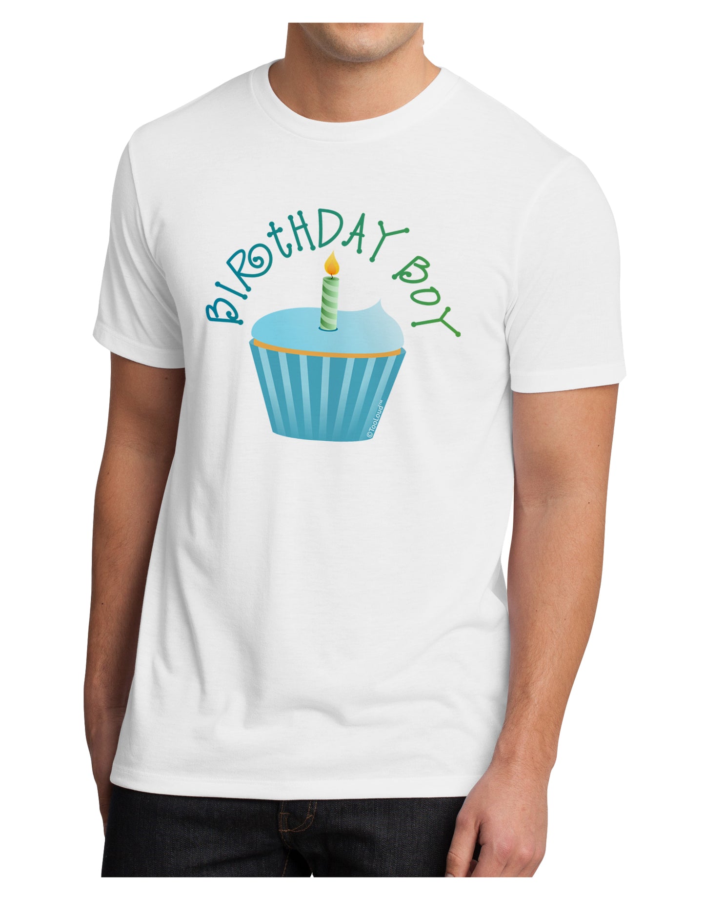 Birthday Boy - Candle Cupcake Men's Sublimate Tee by TooLoud-TooLoud-White-Small-Davson Sales