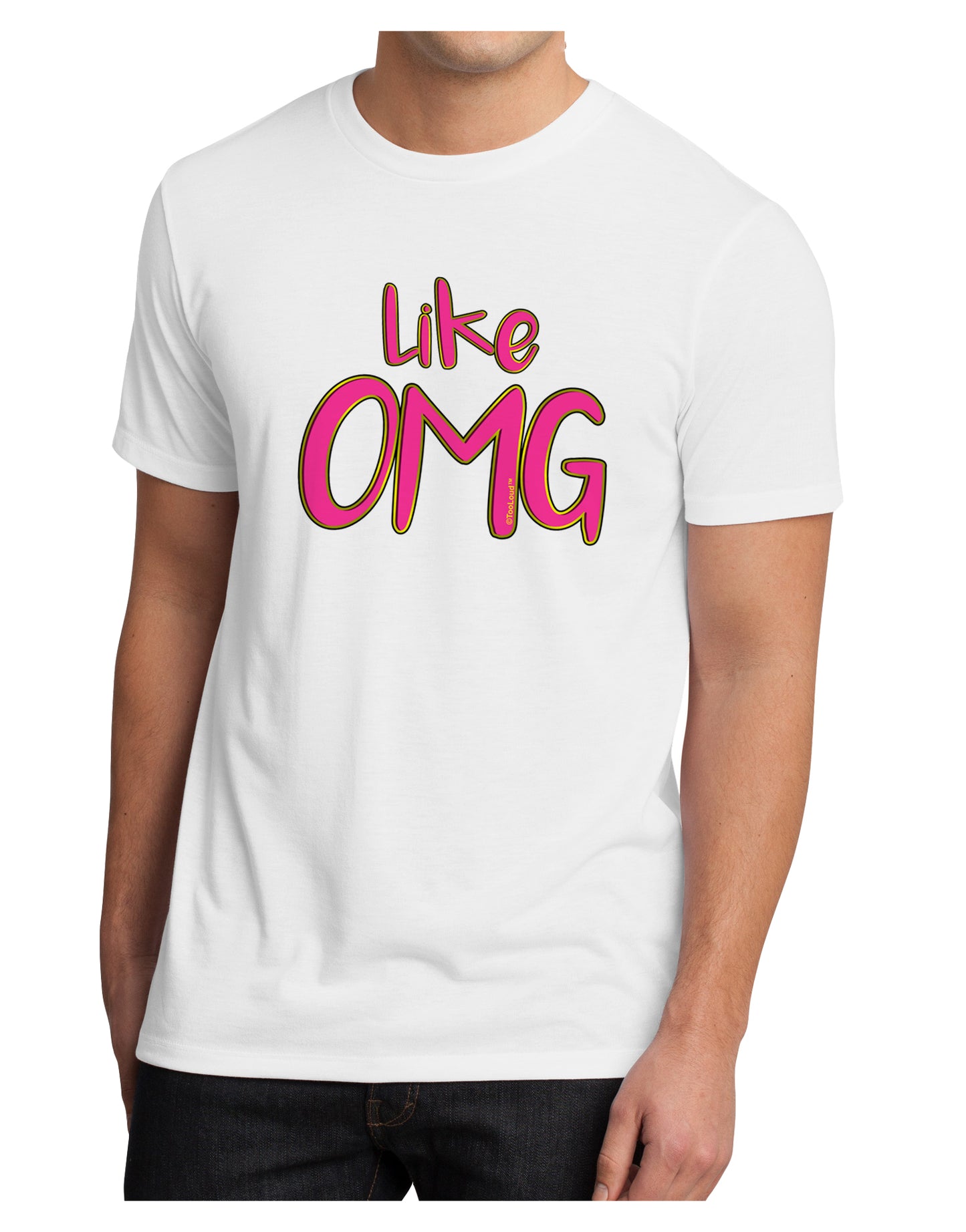 Like OMG Men's Sublimate Tee by TooLoud-TooLoud-White-Small-Davson Sales