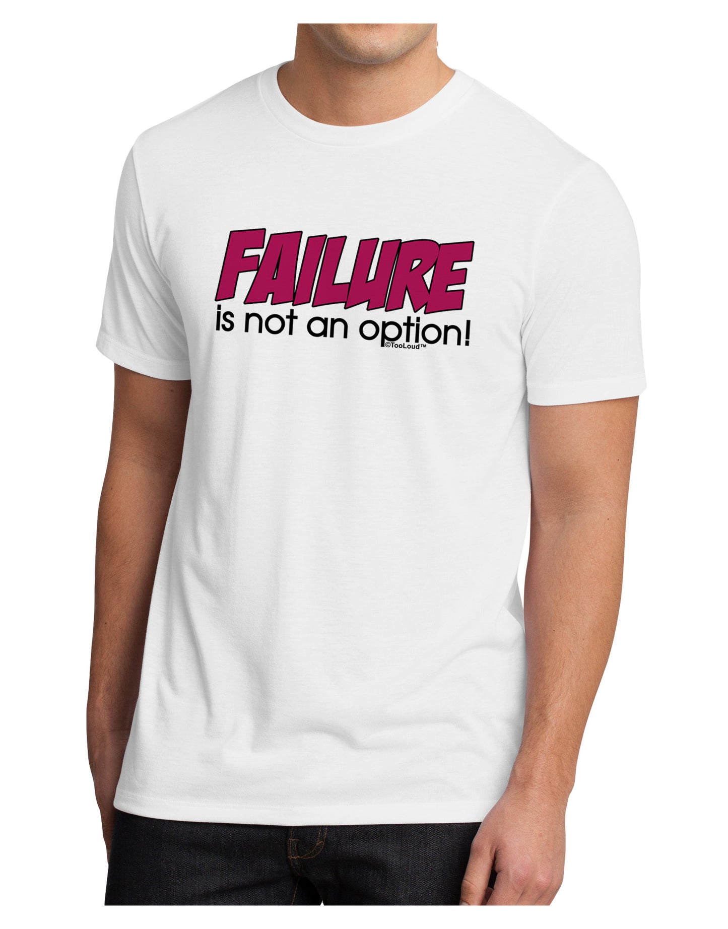 Failure Is Not An Option Men's Sublimate Tee by TooLoud-TooLoud-White-Small-Davson Sales