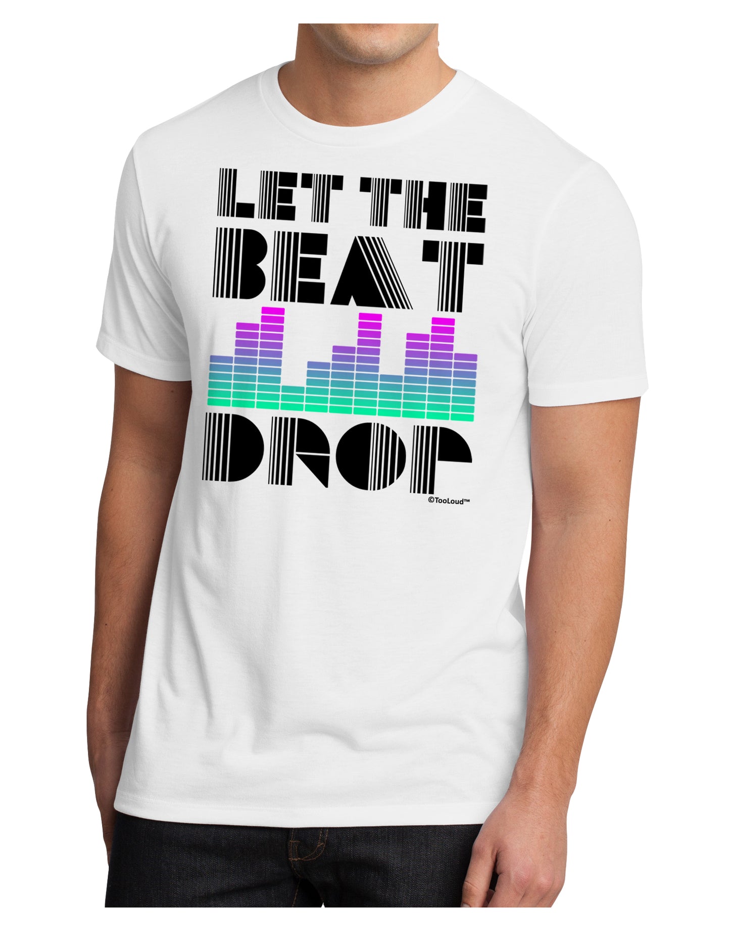 Let the Beat Drop Design Men's Sublimate Tee by TooLoud-TooLoud-White-Small-Davson Sales