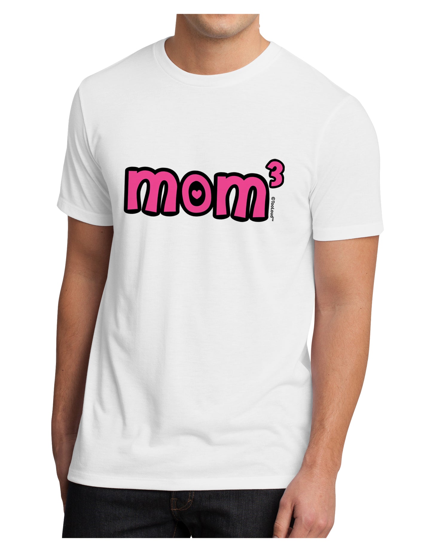 Mom Cubed - Cute Mom of Three Design Men's Sublimate Tee by TooLoud-TooLoud-White-Small-Davson Sales