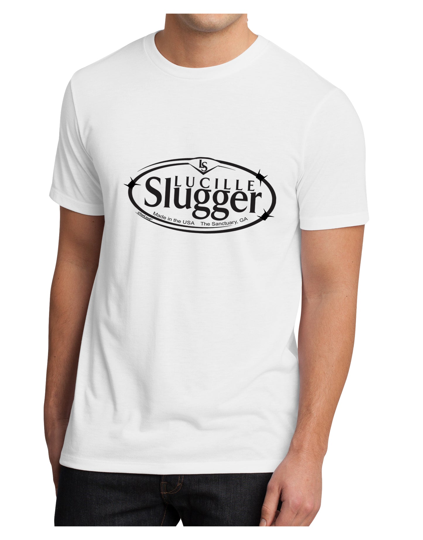 Lucille Slugger Logo Men's Sublimate Tee by TooLoud-TooLoud-White-Small-Davson Sales