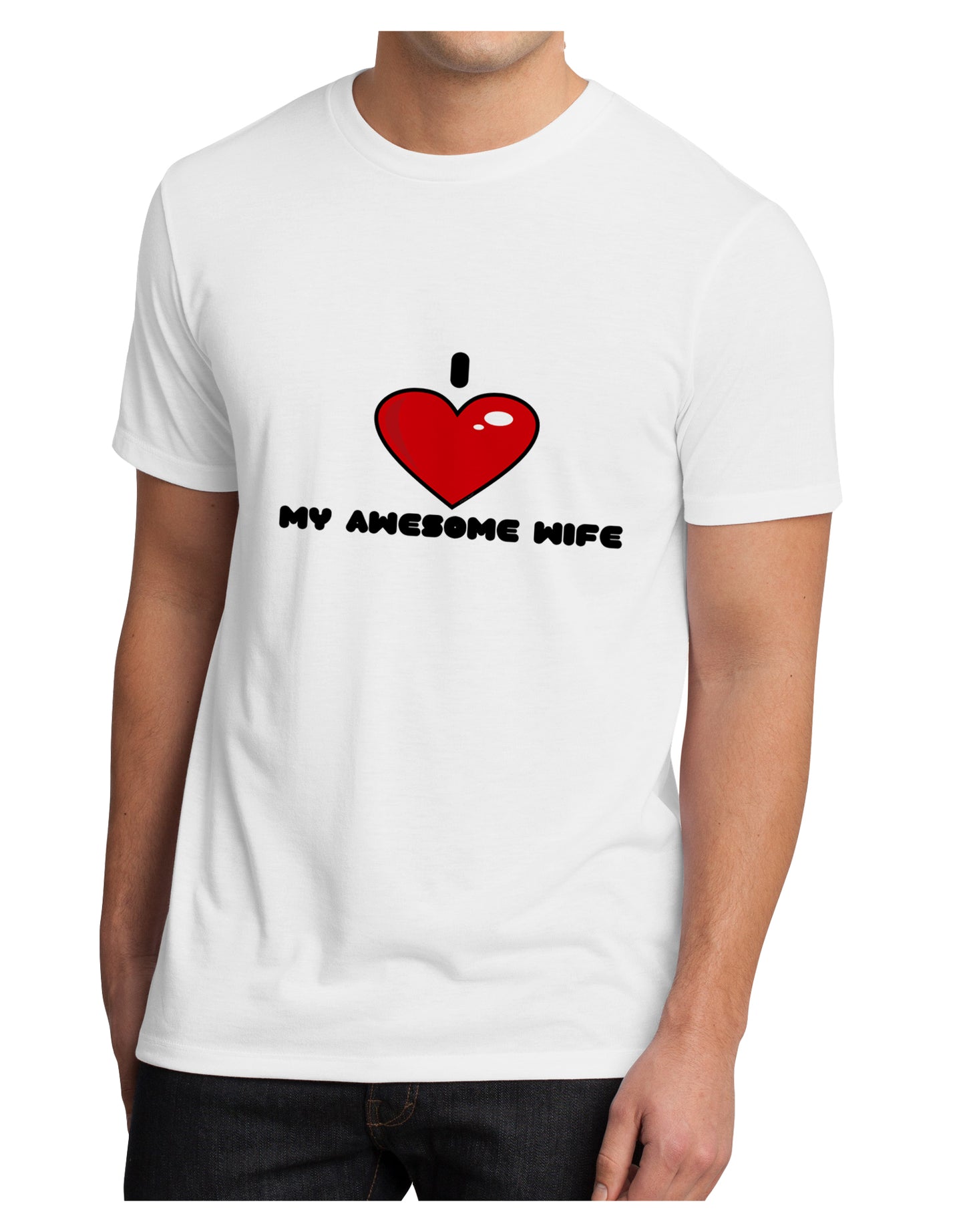 I Heart My Awesome Wife Men's Sublimate Tee by TooLoud-Clothing-TooLoud-White-Small-Davson Sales