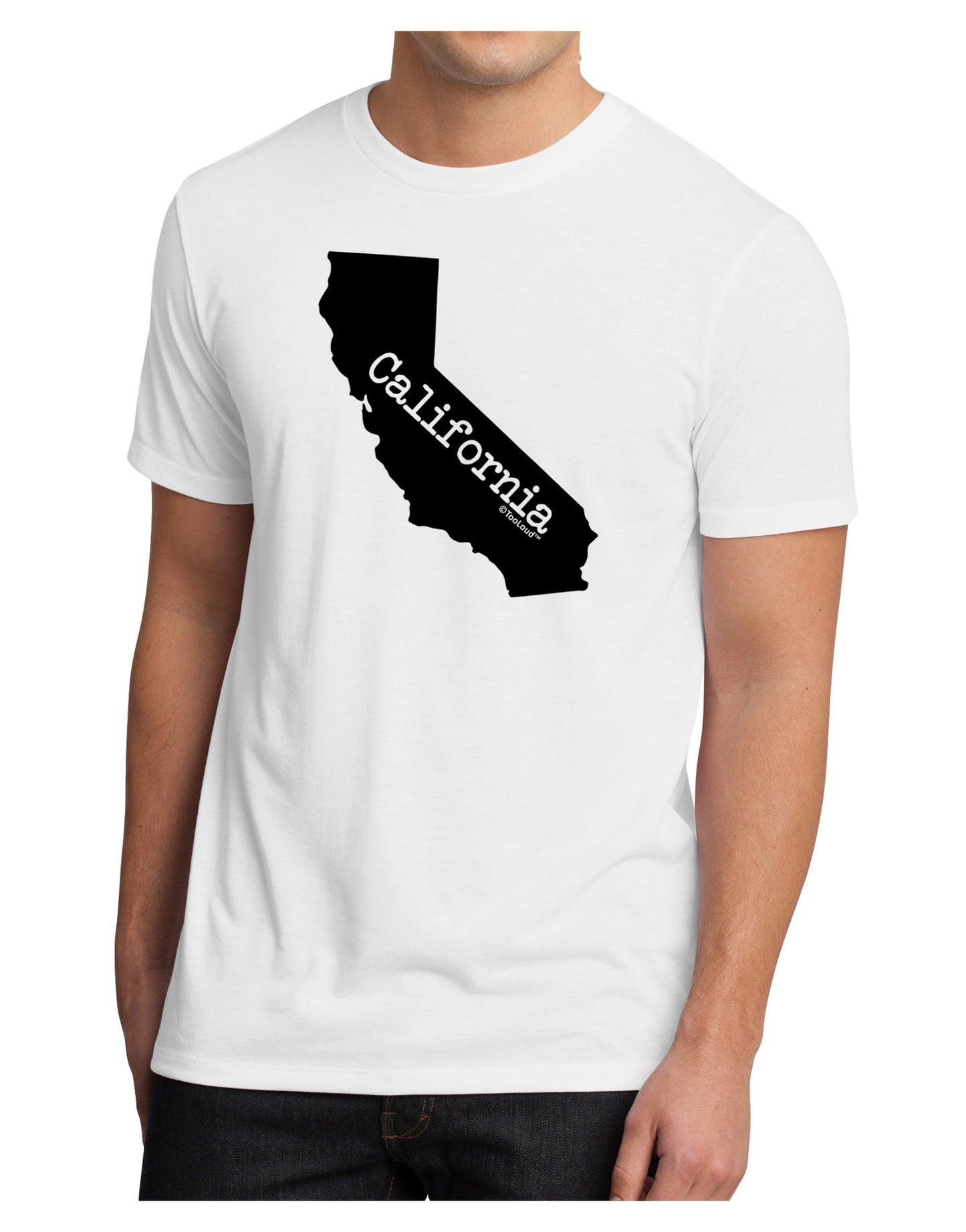 California - United States Shape Men's Sublimate Tee by TooLoud-TooLoud-White-Small-Davson Sales
