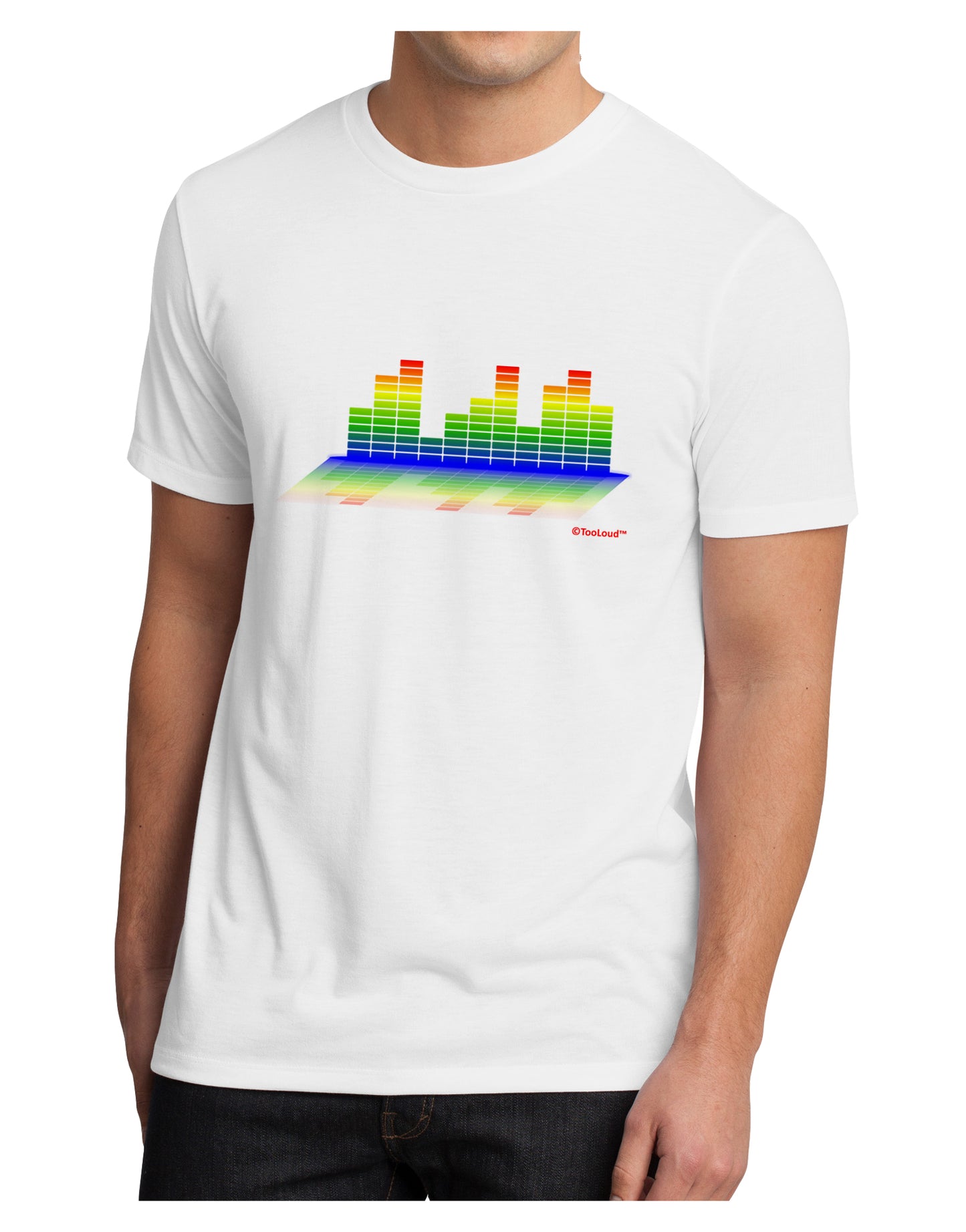 Equalizer Bars Design Men's Sublimate Tee by TooLoud-TooLoud-White-Small-Davson Sales