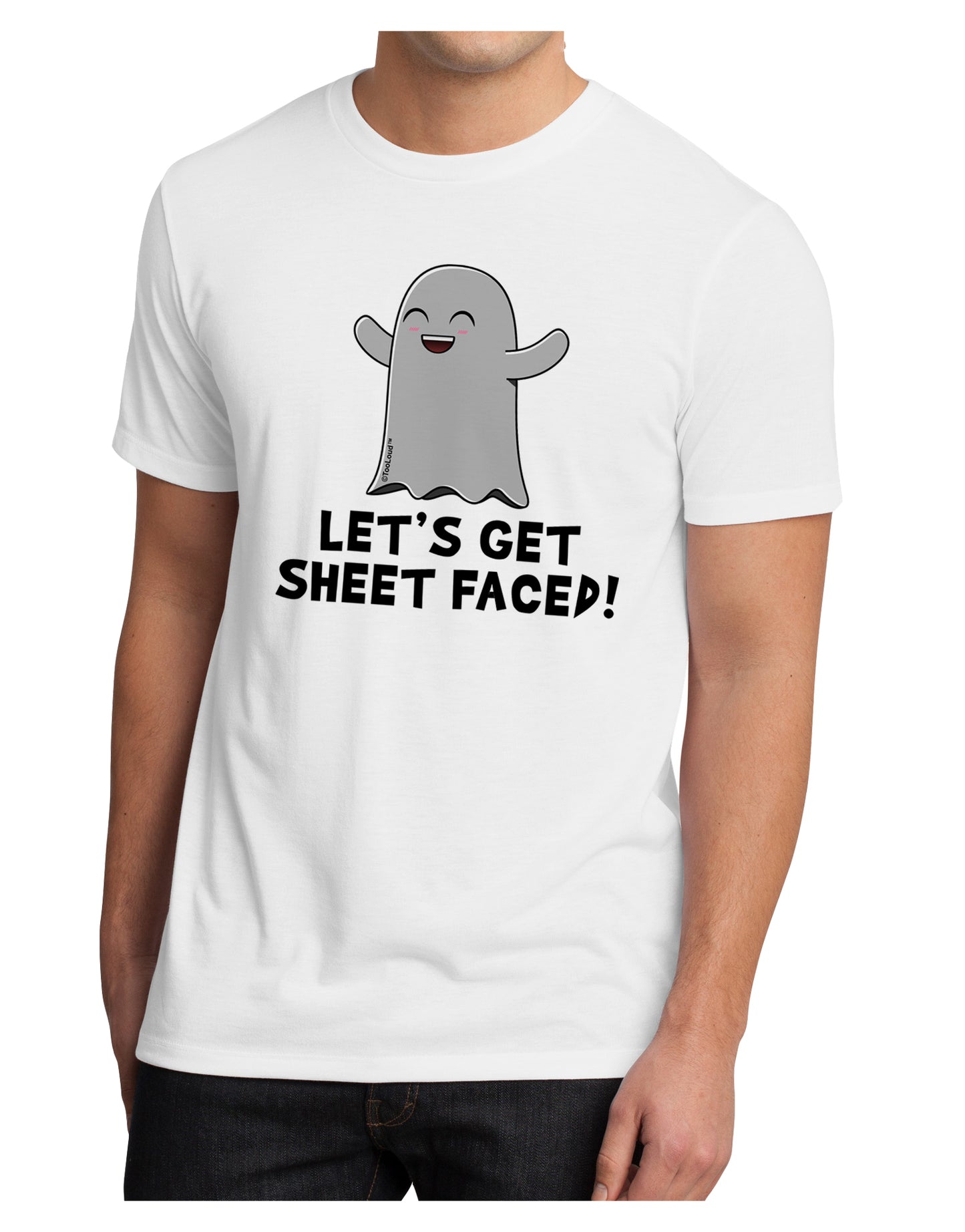 Let's Get Sheet Faced Men's Sublimate Tee by TooLoud-TooLoud-White-Small-Davson Sales
