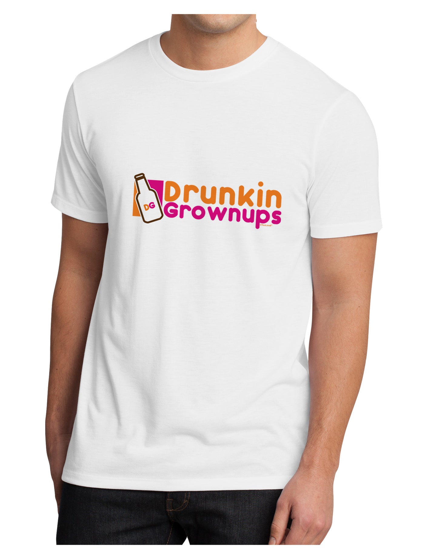 Drunken Grown ups Funny Drinking Men's Sublimate Tee by TooLoud-TooLoud-White-Small-Davson Sales