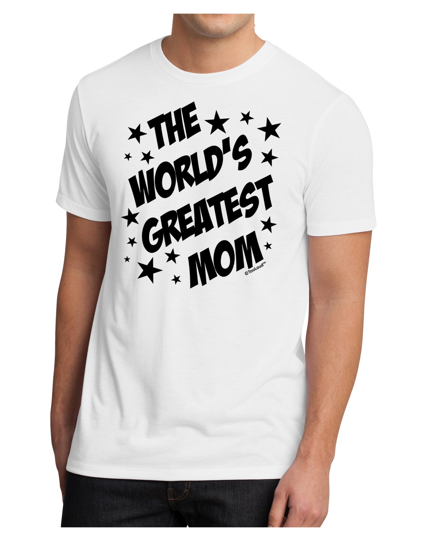 The World's Greatest Mom - Superhero Style Men's Sublimate Tee by TooLoud-TooLoud-White-Small-Davson Sales