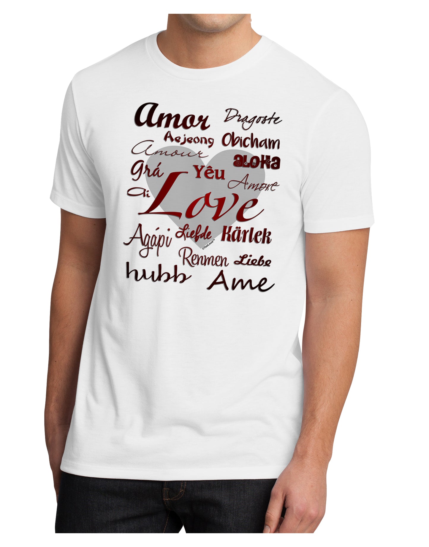 Love Languages Men's Sublimate Tee by TooLoud-TooLoud-White-Small-Davson Sales