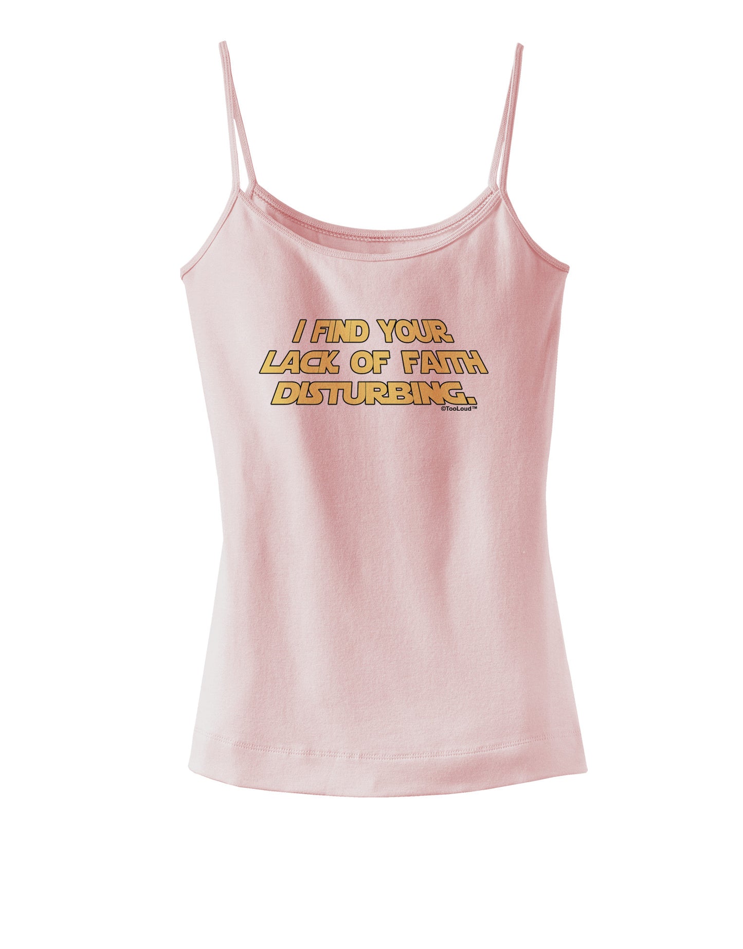 Lack of Faith Spaghetti Strap Tank-Womens Spaghetti Strap Tanks-TooLoud-SoftPink-X-Small-Davson Sales