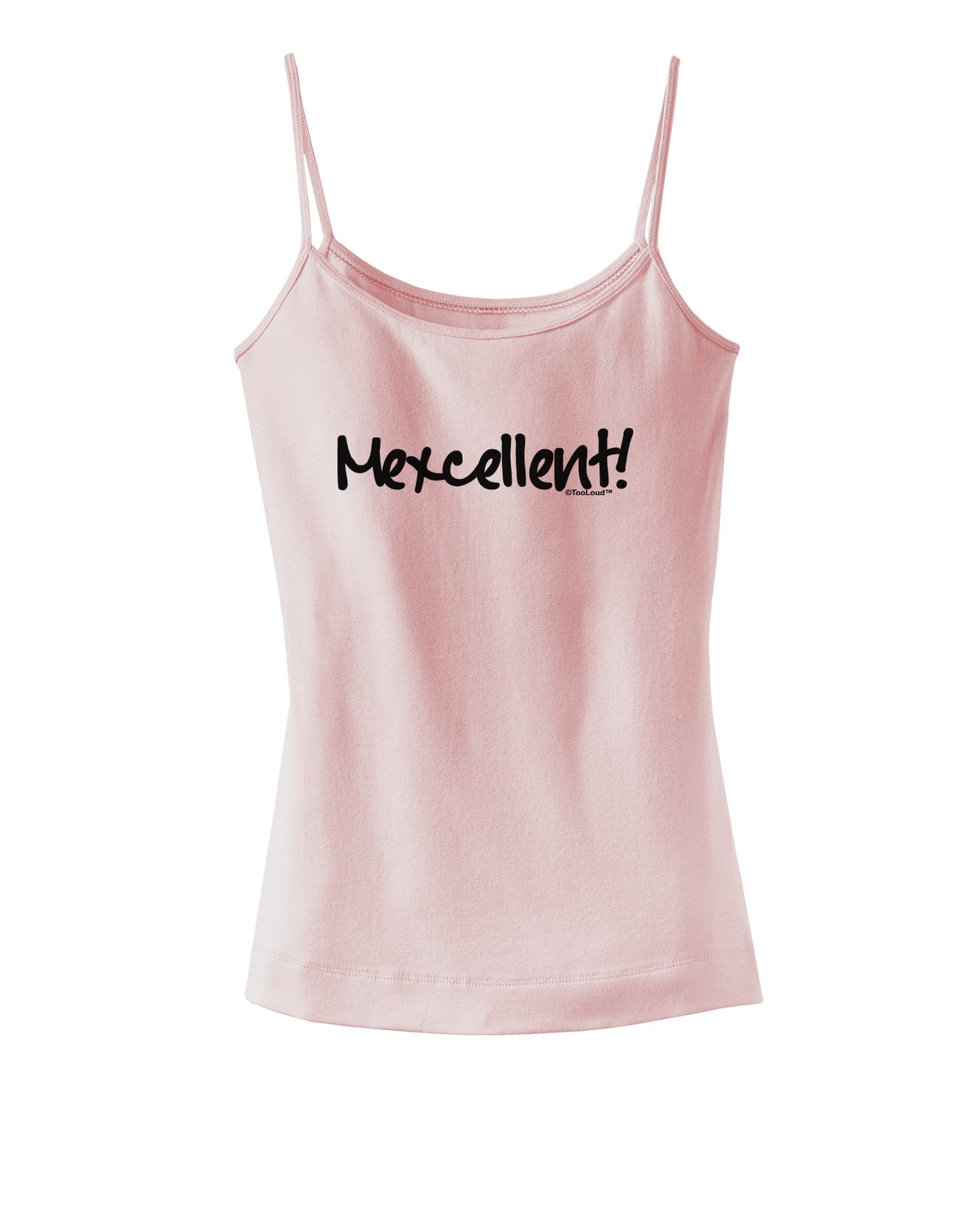 Mexcellent - Cinco De Mayo Spaghetti Strap Tank-Womens Spaghetti Strap Tanks-TooLoud-SoftPink-X-Small-Davson Sales
