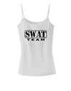 SWAT Team Logo - Distressed Spaghetti Strap Tank-Womens Spaghetti Strap Tanks-TooLoud-White-X-Small-Davson Sales