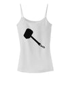 Thors Hammer Nordic Runes Lucky Odin Mjolnir Valhalla Spaghetti Strap Tank by TooLoud-TooLoud-White-X-Small-Davson Sales