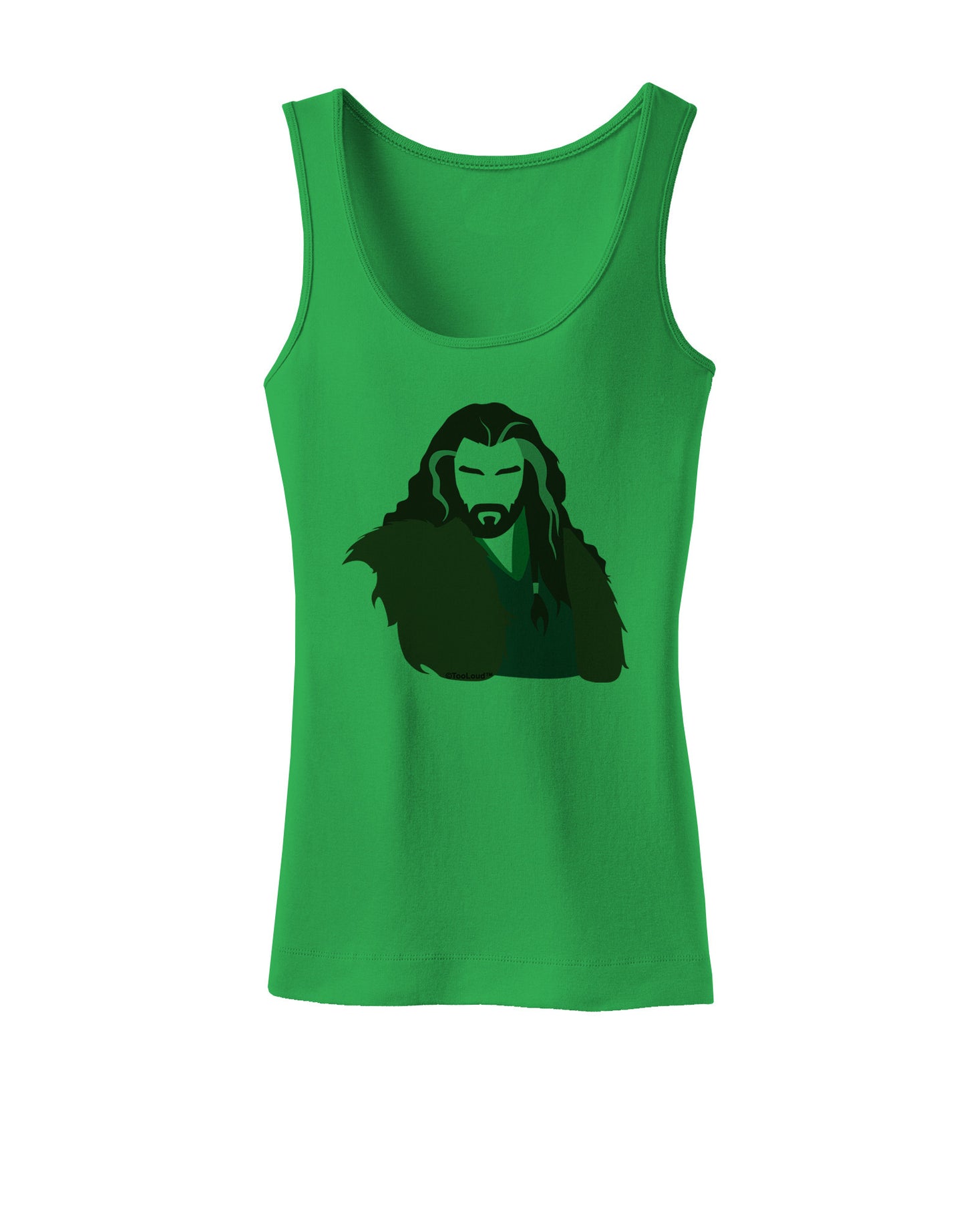 Dwarf King Womens Petite Tank Top-TooLoud-KellyGreen-X-Small-Davson Sales