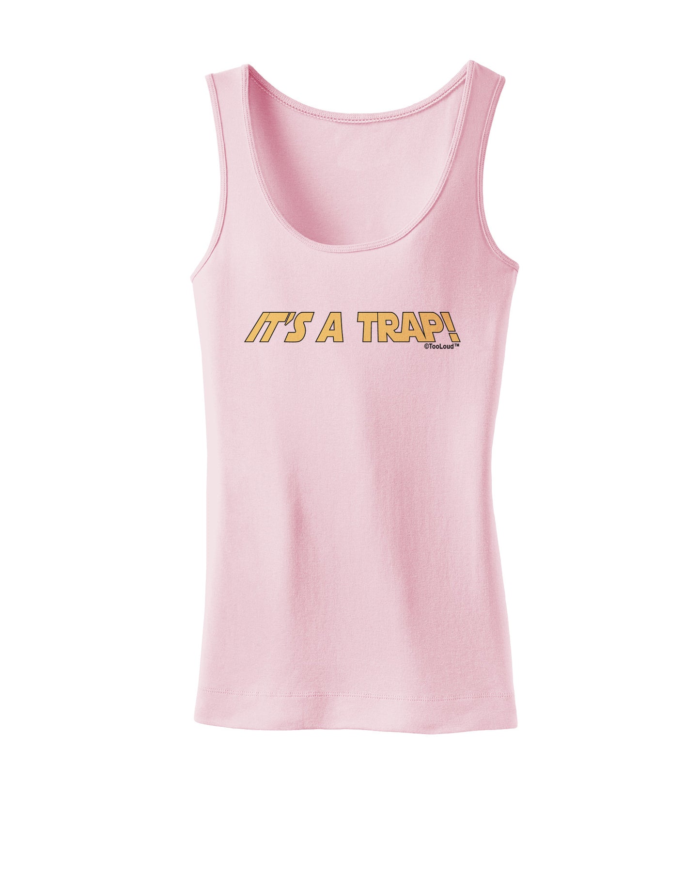 It is a Trap Womens Petite Tank Top-TooLoud-SoftPink-X-Small-Davson Sales