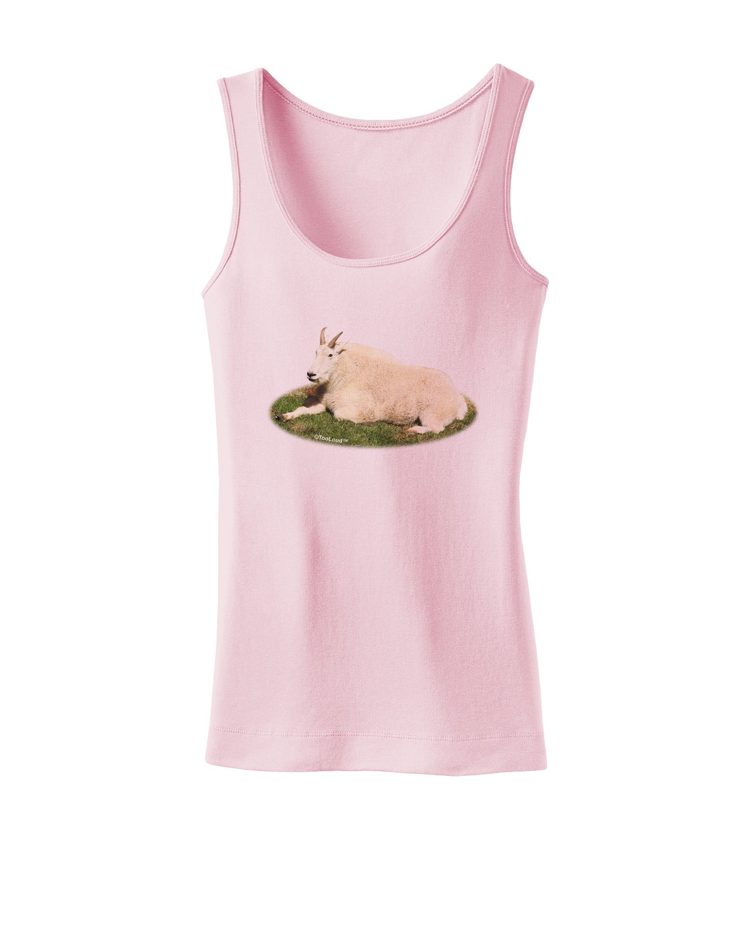 Ram Cutout Womens Petite Tank Top-TooLoud-SoftPink-X-Small-Davson Sales