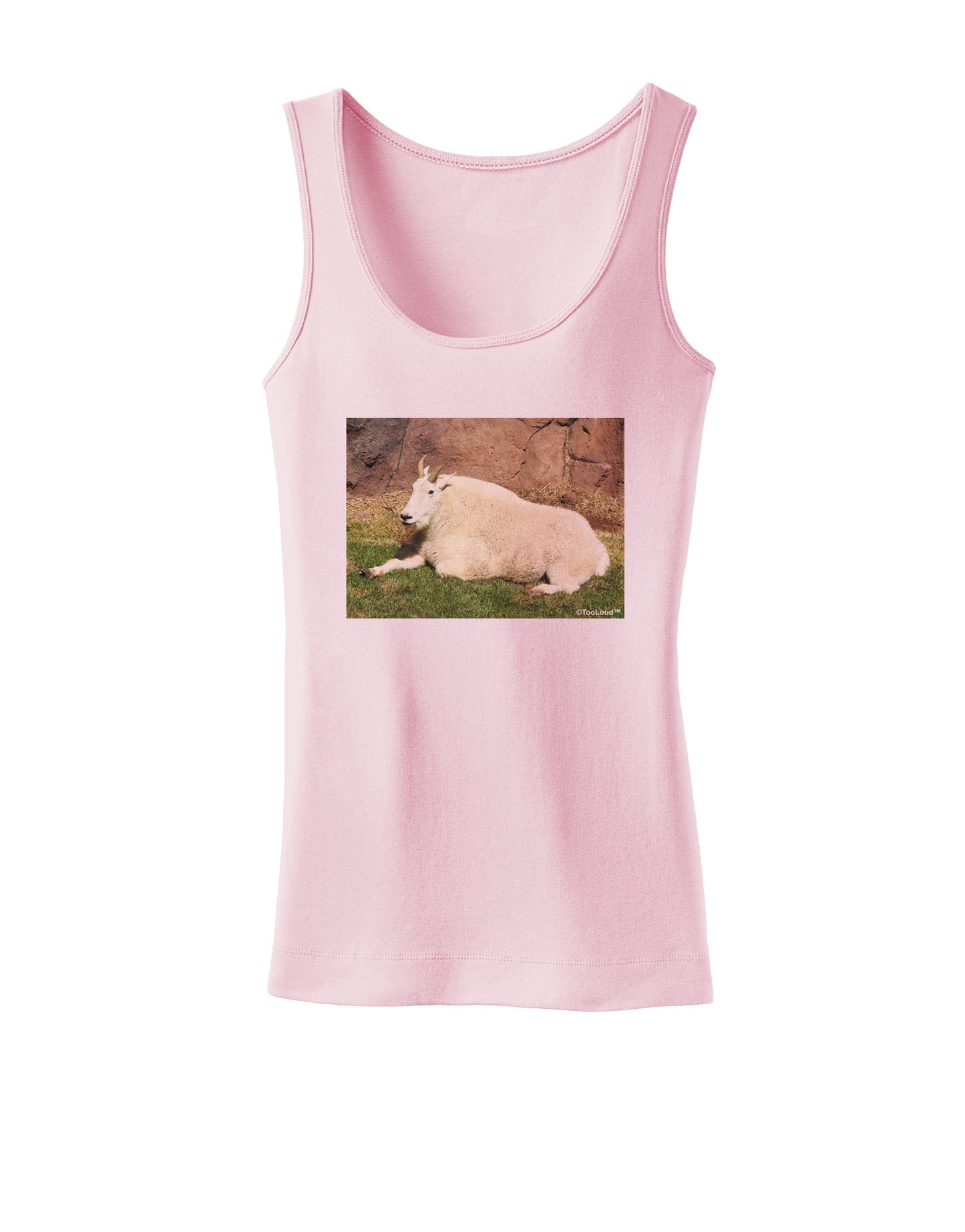 Relaxing Ram Womens Petite Tank Top-TooLoud-SoftPink-X-Small-Davson Sales
