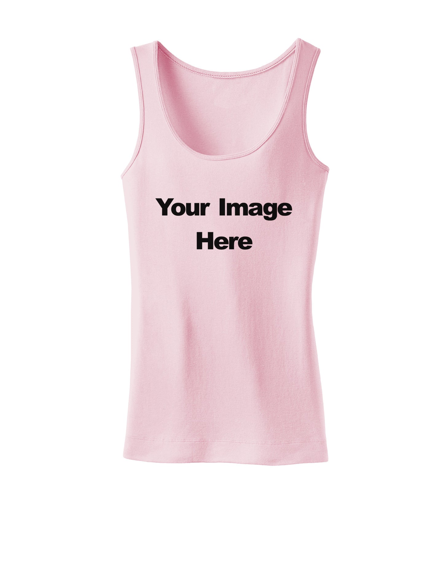 Custom Personalized Image and Text Womens Petite Tank Top-TooLoud-SoftPink-X-Small-Davson Sales