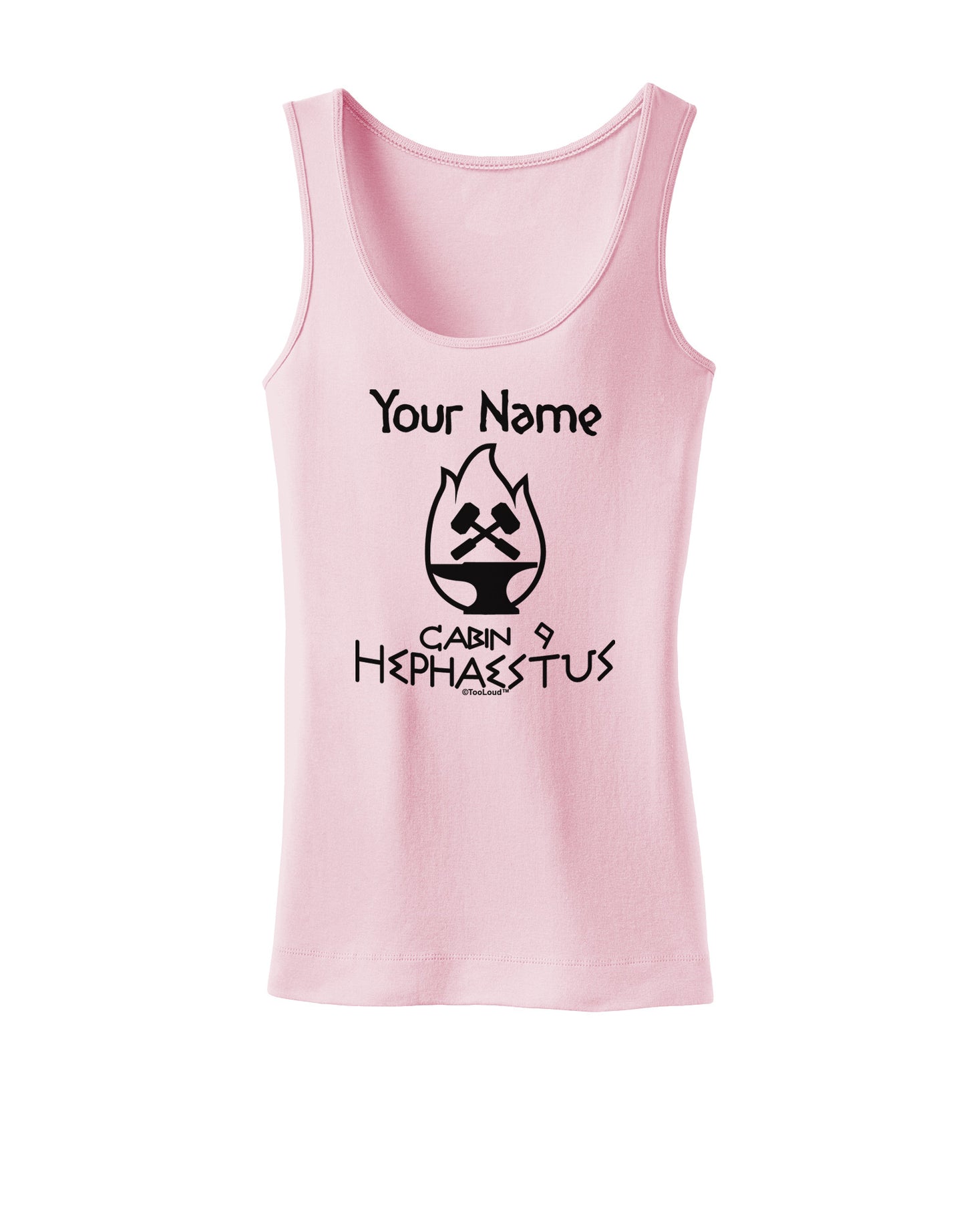 Personalized Cabin 9 Hephaestus Womens Tank Top-Womens Tank Tops-TooLoud-SoftPink-X-Small-Davson Sales