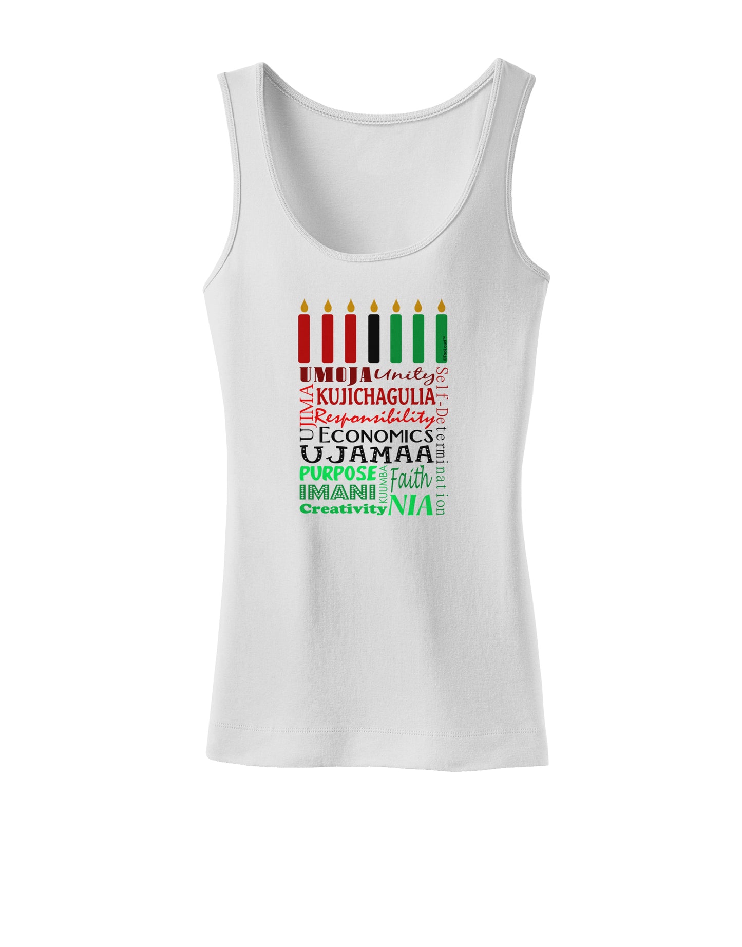 7 Principles Box Womens Petite Tank Top-TooLoud-White-X-Small-Davson Sales