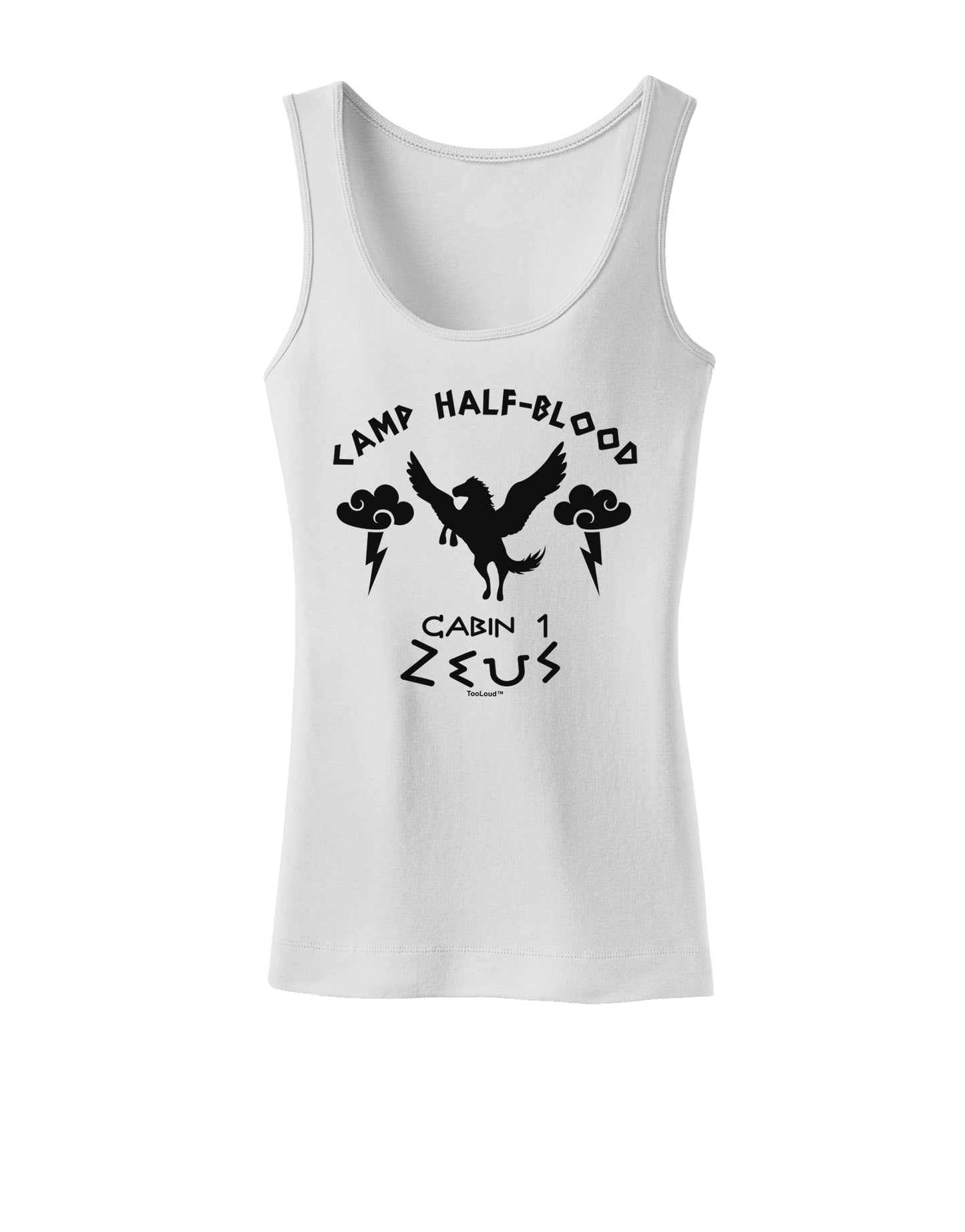 Camp Half Blood Cabin 1 Zeus Womens Tank Top by-Womens Tank Tops-TooLoud-White-X-Small-Davson Sales
