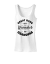 Great Dads get Promoted to Grandpas Womens Tank Top-TooLoud-White-X-Small-Davson Sales