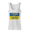 I stand with Ukraine Flag Womens Petite Tank Top-Womens Tank Tops-TooLoud-White-X-Small-Davson Sales