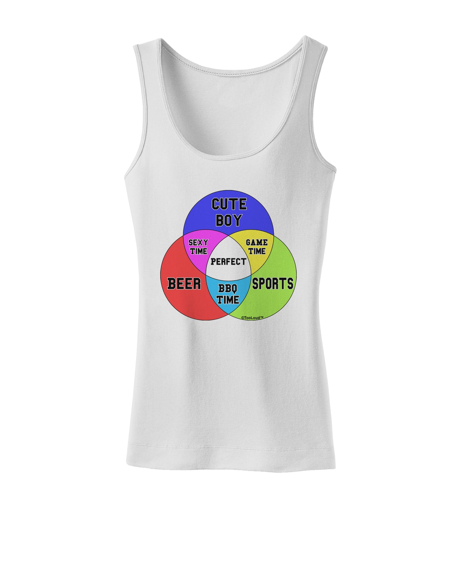 Beer Boy and Sports Diagram Womens Petite Tank Top-TooLoud-White-X-Small-Davson Sales