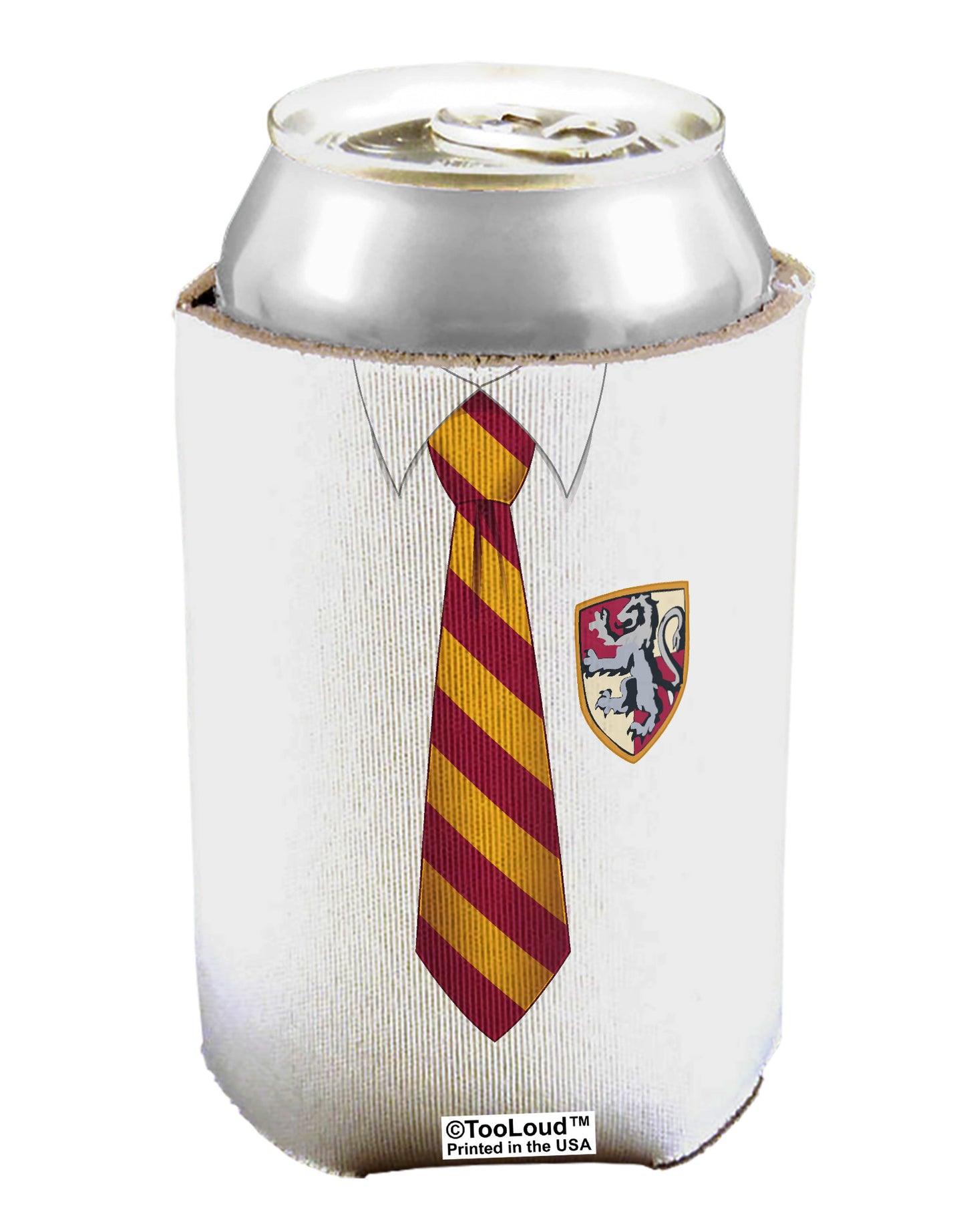 TooLoud Wizard Uniform Red and Yellow Can / Bottle Insulator Coolers All Over Print-Can Coolie-TooLoud-1 Piece-Davson Sales