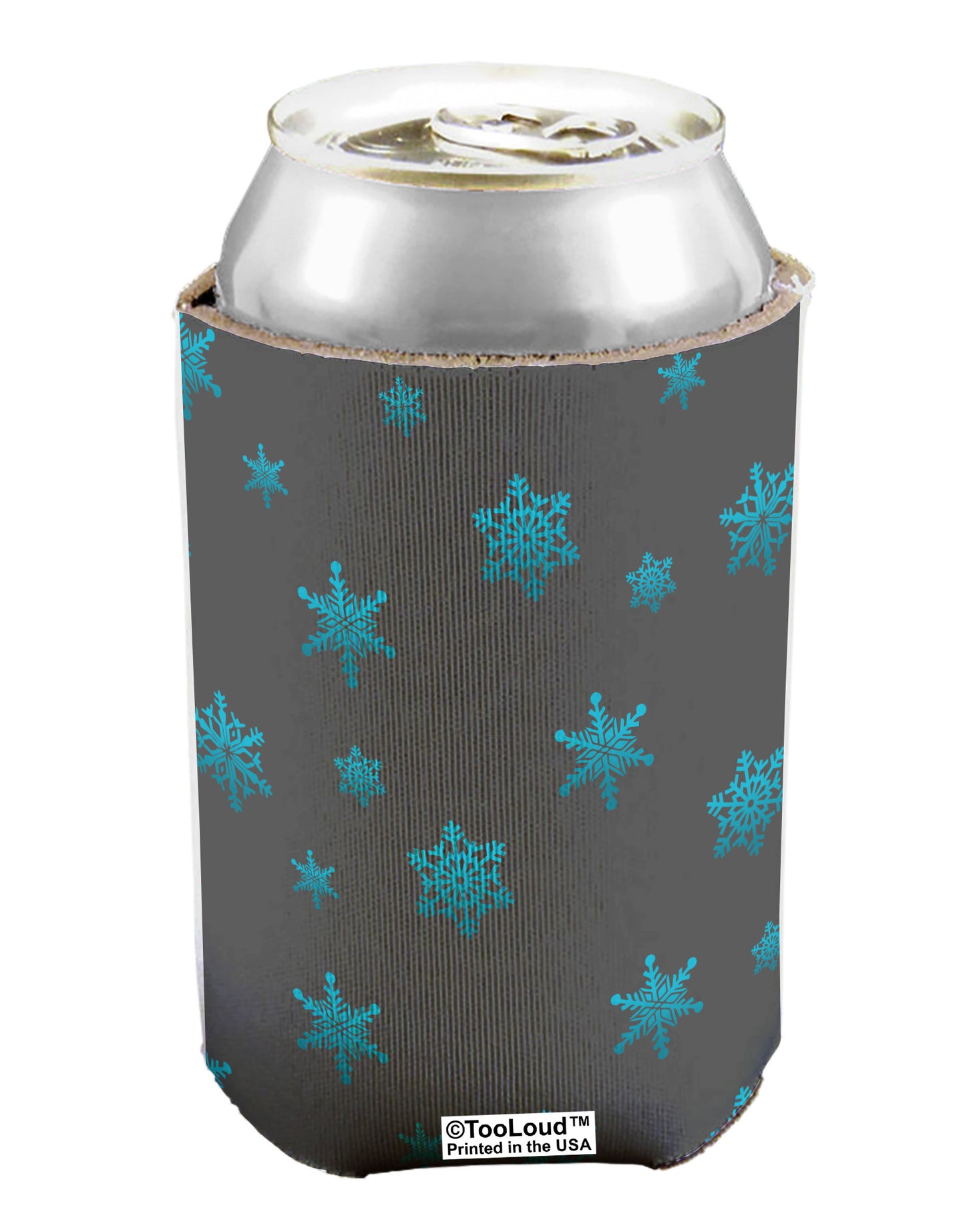 Snowflakes AOP Can / Bottle Insulator Coolers All Over Print-Can Coolie-TooLoud-1-Davson Sales