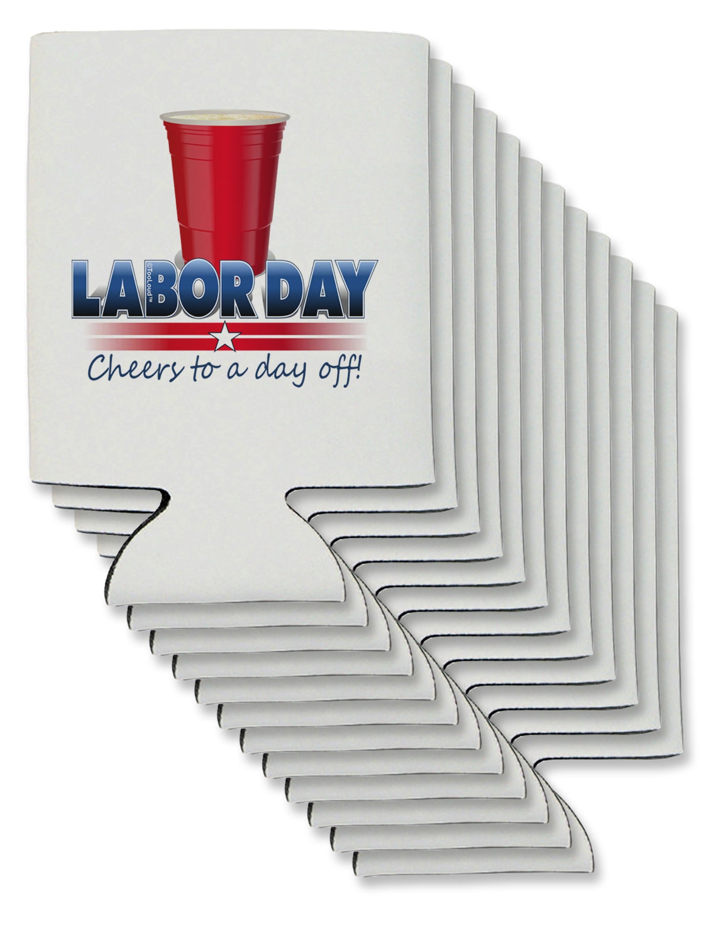 Labor Day - Cheers Can / Bottle Insulator Coolers-Can Coolie-TooLoud-12-Davson Sales