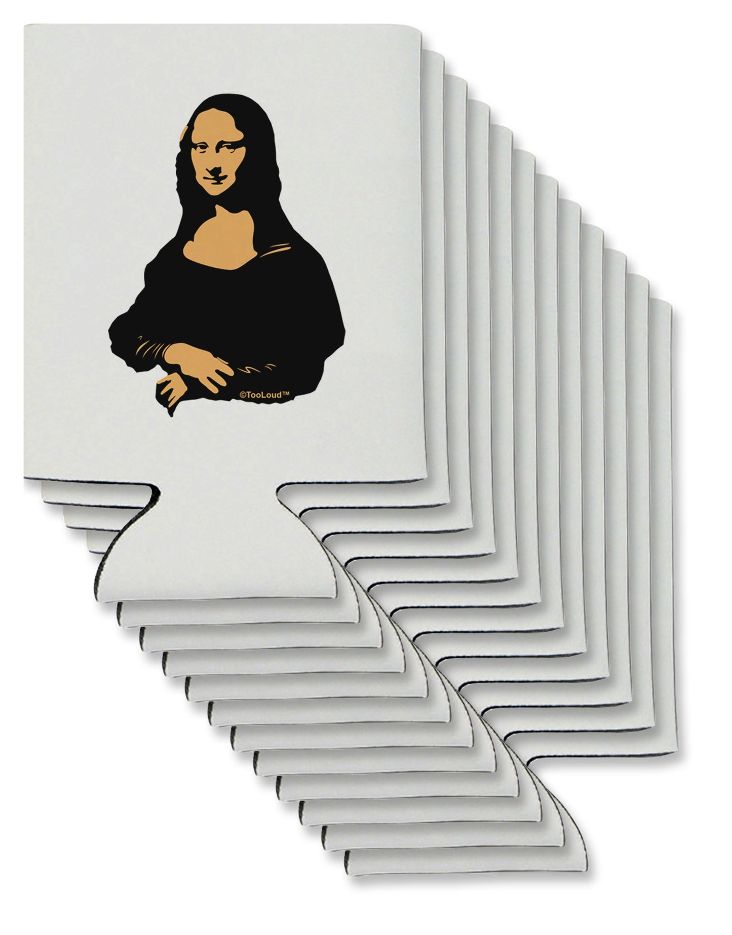 Mona Cutout Can / Bottle Insulator Coolers-Can Coolie-TooLoud-12-Davson Sales