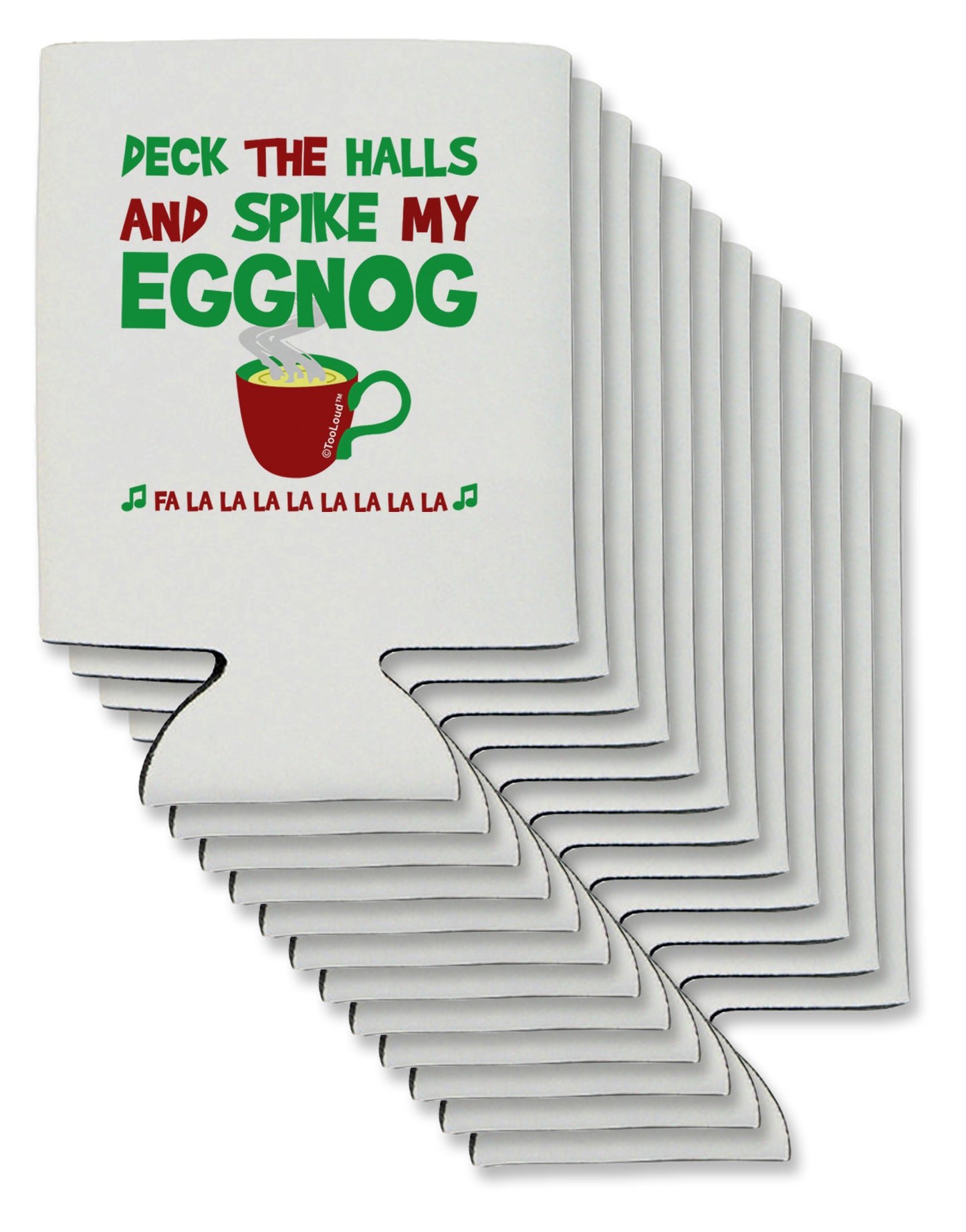 Spike My Eggnog Can / Bottle Insulator Coolers-Can Coolie-TooLoud-12-Davson Sales