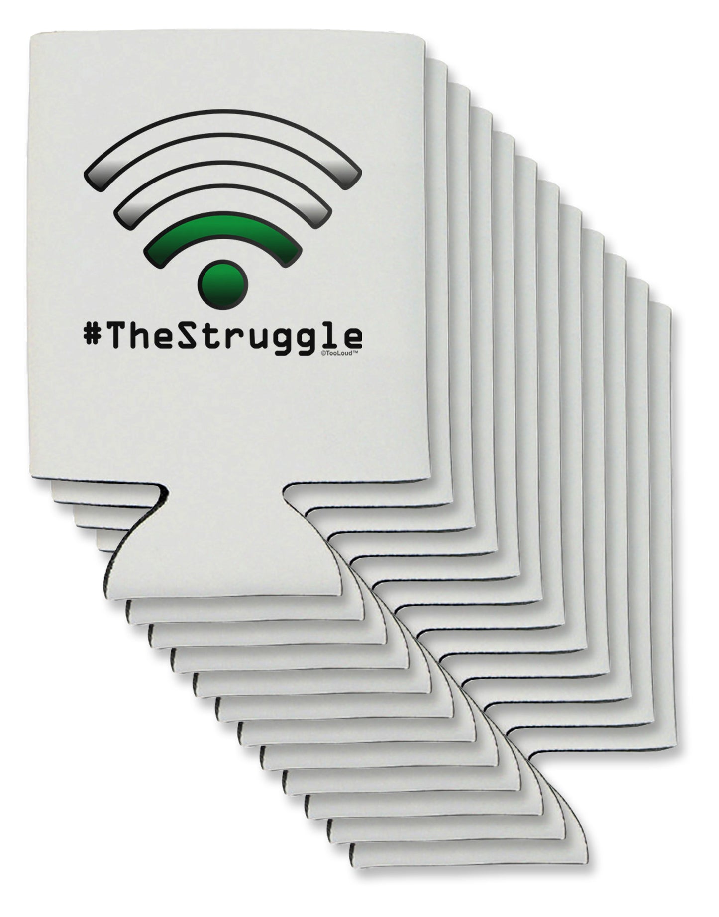 The Struggle - Low Wifi Can / Bottle Insulator Coolers-Can Coolie-TooLoud-12-Davson Sales