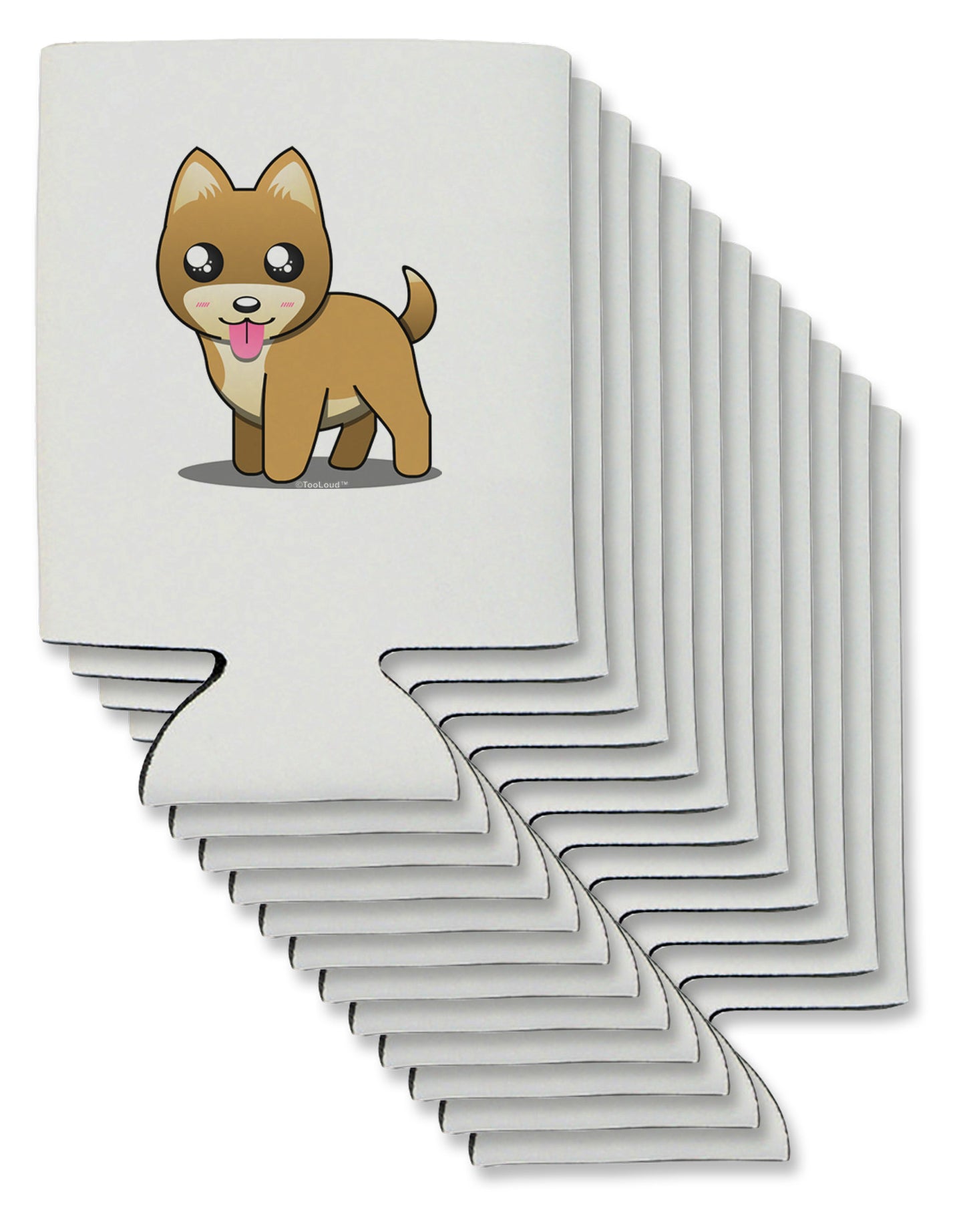 Kawaii Standing Puppy Can / Bottle Insulator Coolers-Can Coolie-TooLoud-12-Davson Sales