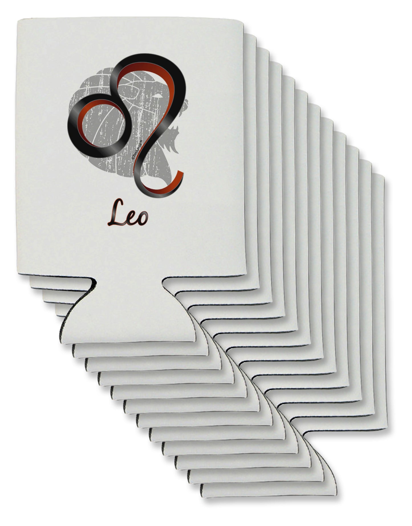 Leo Symbol Can / Bottle Insulator Coolers-Can Coolie-TooLoud-12-Davson Sales