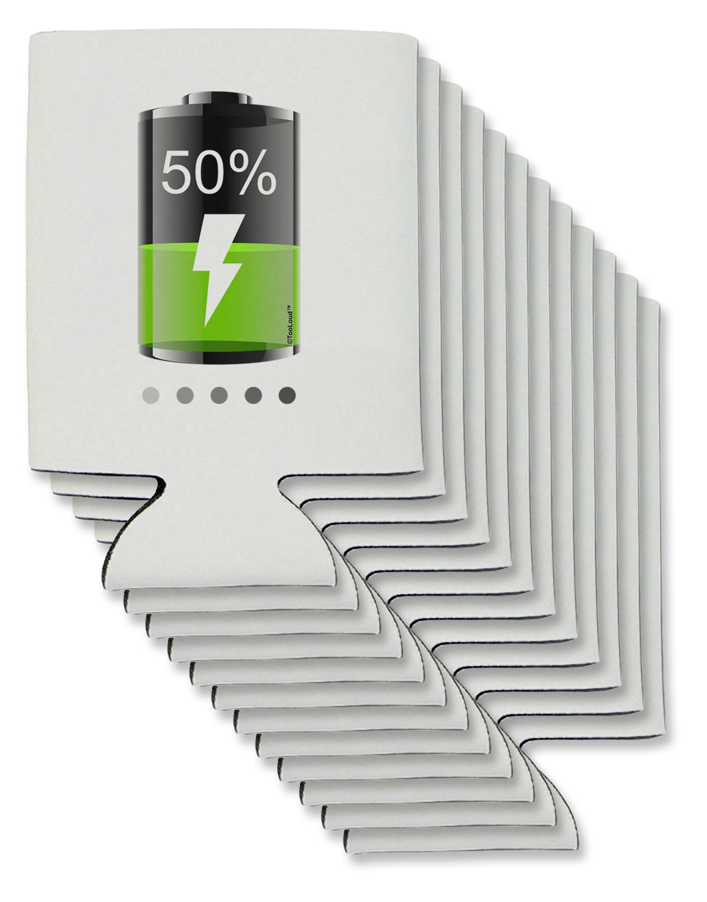 Half Energy 50 Percent Can / Bottle Insulator Coolers-Can Coolie-TooLoud-12-Davson Sales