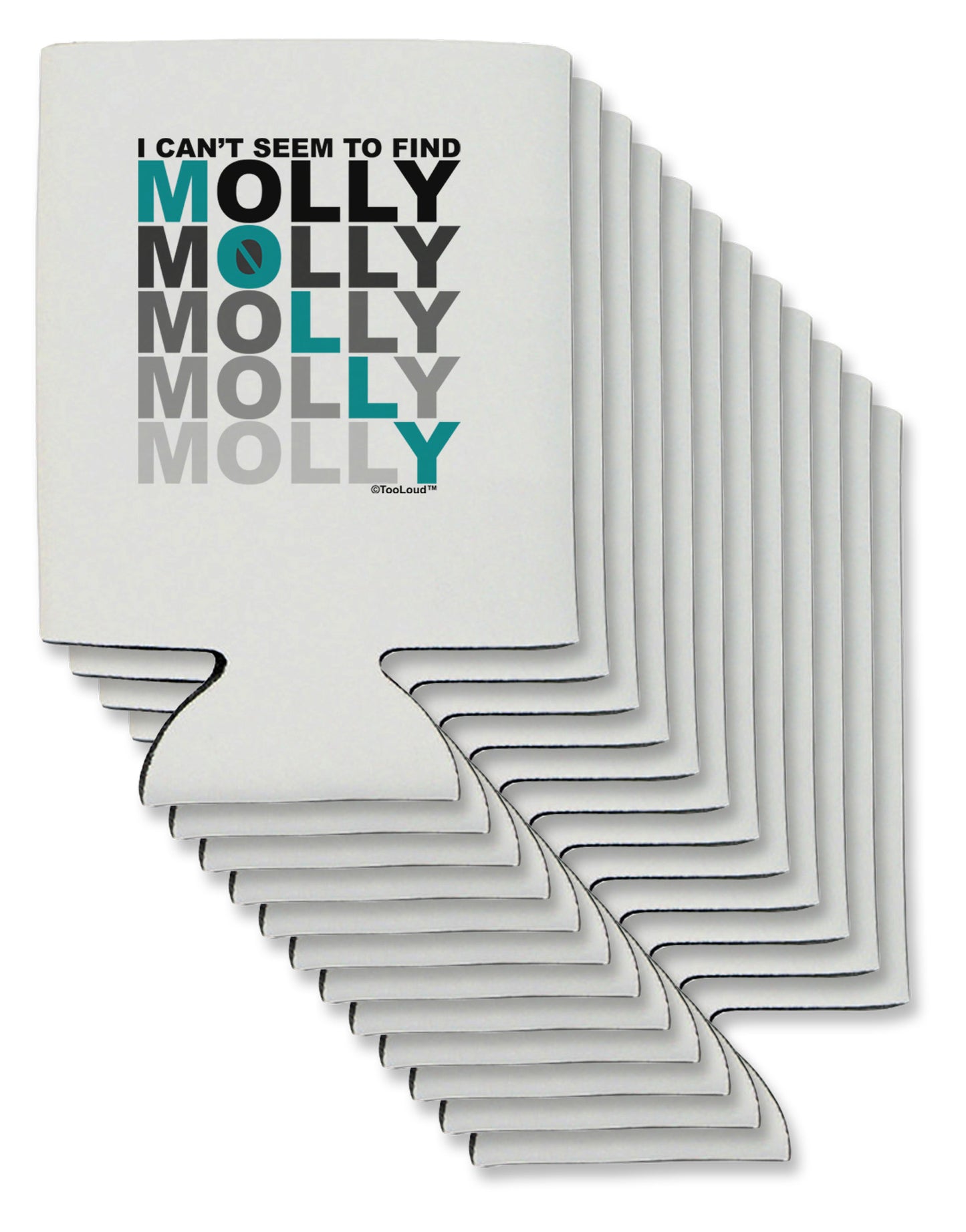 Find Molly Blue Can / Bottle Insulator Coolers-Can Coolie-TooLoud-12-Davson Sales
