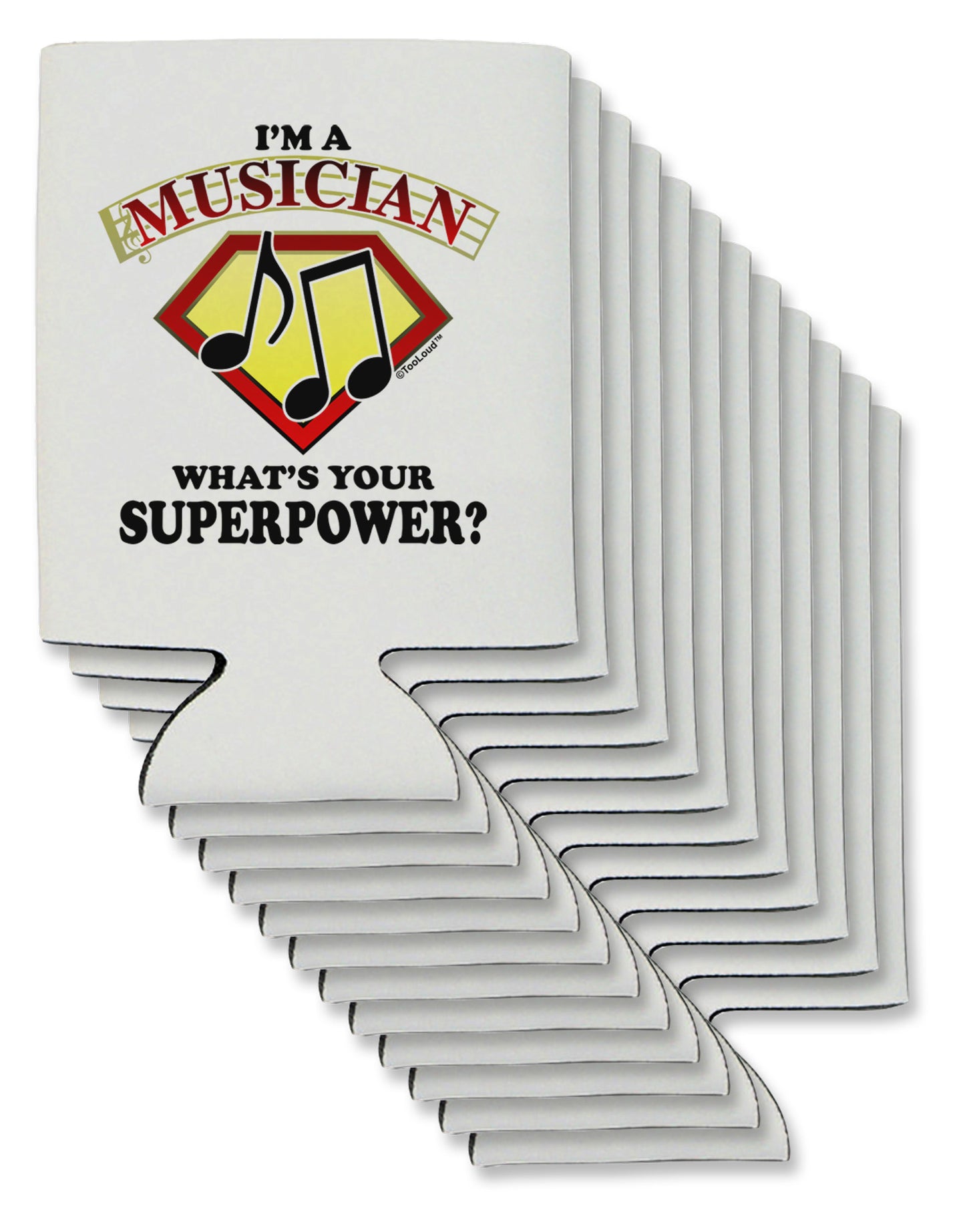 Musician - Superpower Can / Bottle Insulator Coolers-Can Coolie-TooLoud-12-Davson Sales