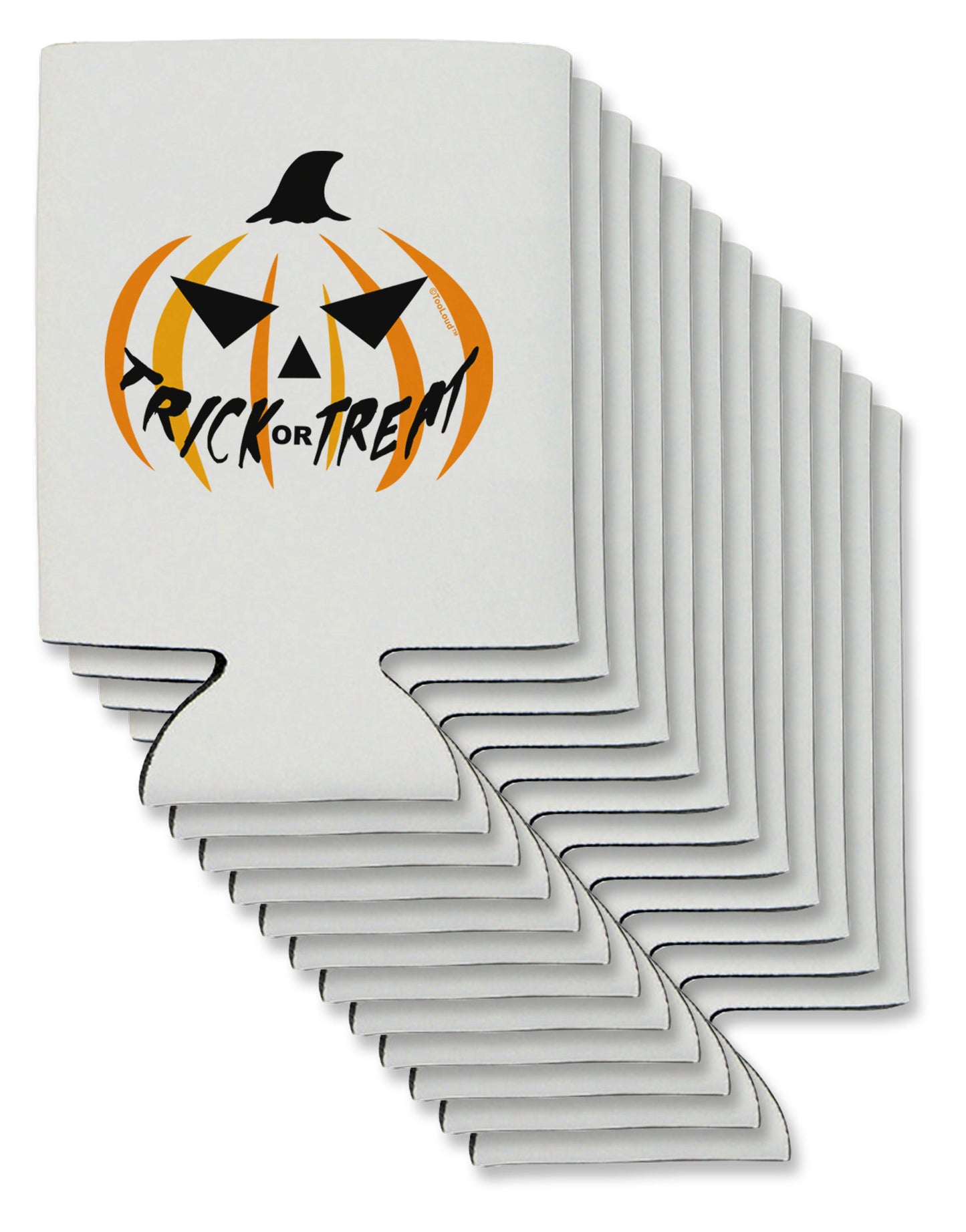 Trick or Treat Jack Can / Bottle Insulator Coolers-Can Coolie-TooLoud-12-Davson Sales
