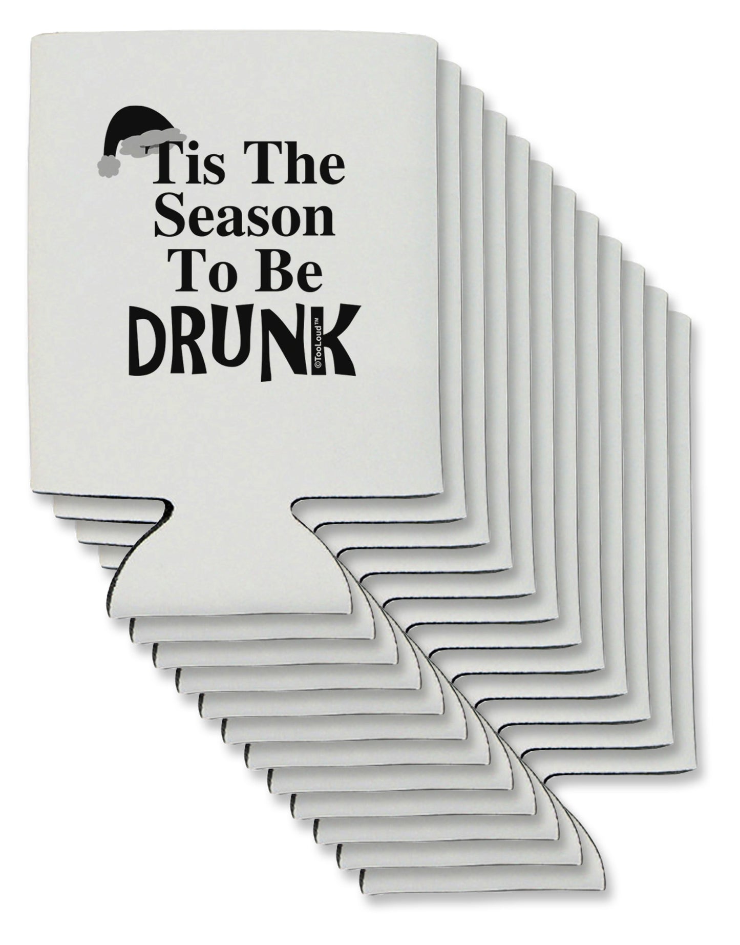 Season To Be Drunk BnW Can / Bottle Insulator Coolers-Can Coolie-TooLoud-12-Davson Sales