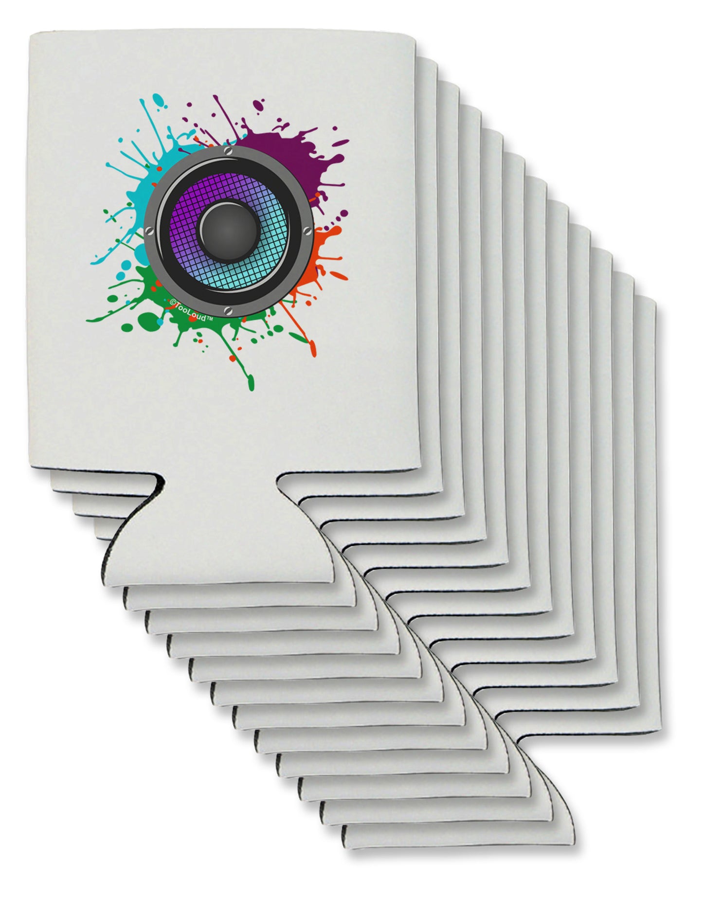 Paint Splatter Speaker Can / Bottle Insulator Coolers-Can Coolie-TooLoud-12-Davson Sales